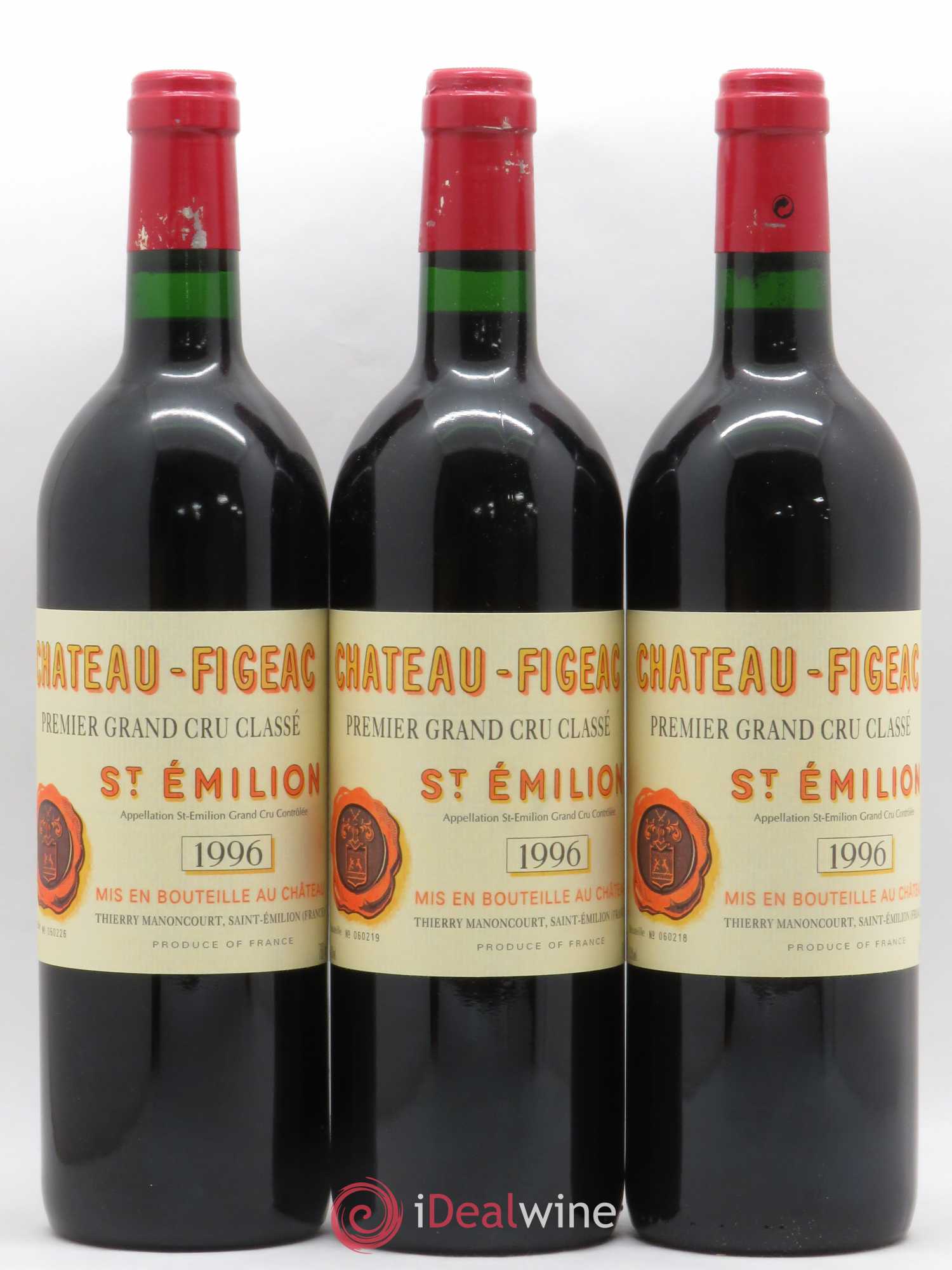 Château Figeac 1er Grand Cru Classé A 1996 - Lot de 6 bouteilles - 2