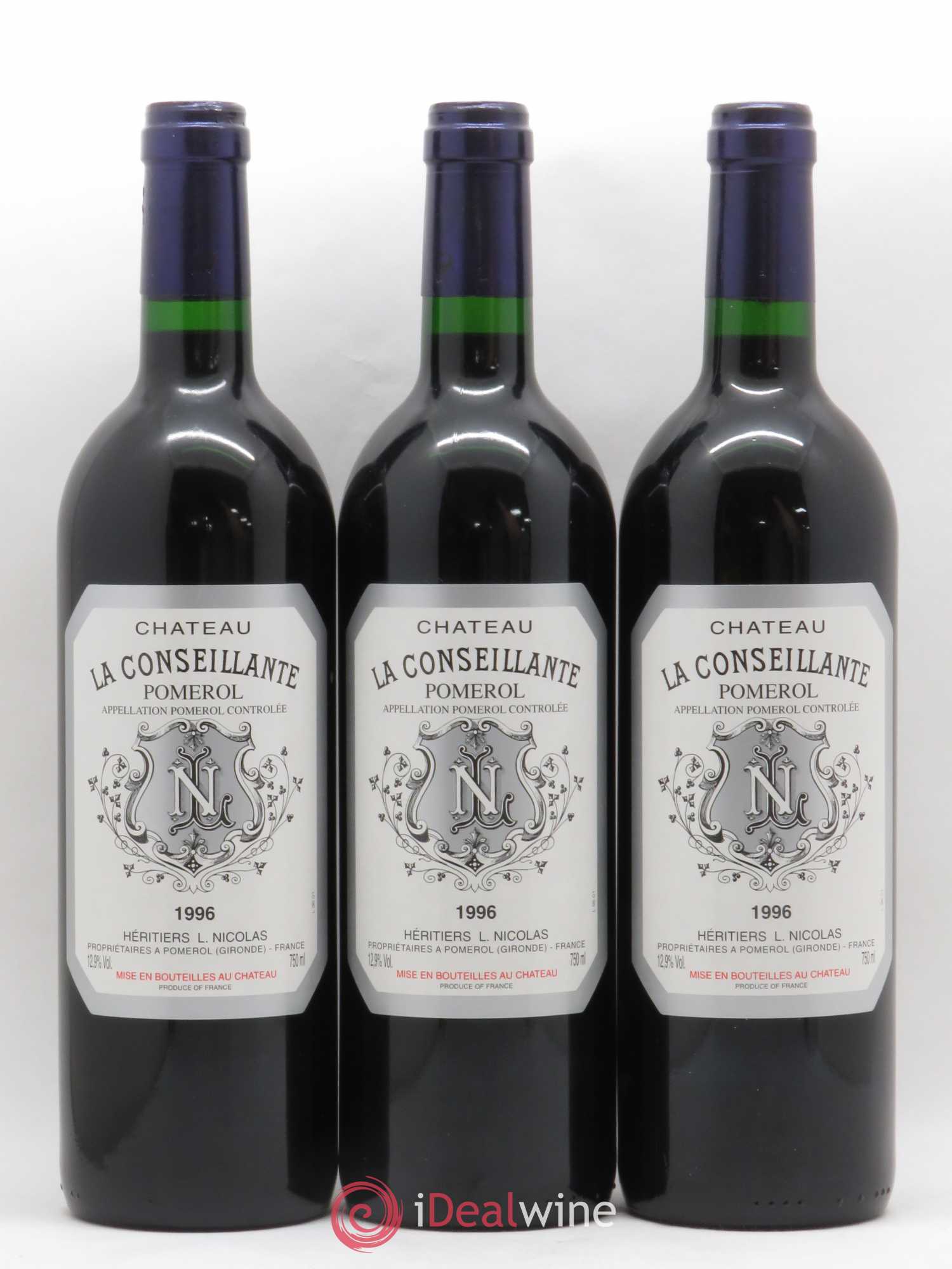 Château la Conseillante 1996 - Lot de 6 bouteilles - 1