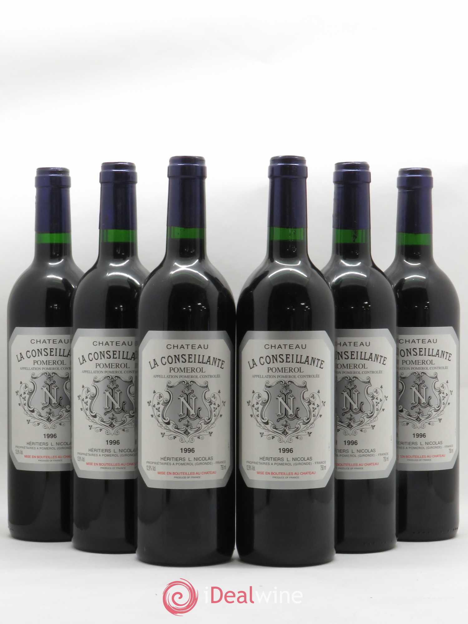 Château la Conseillante 1996 - Lot de 6 bouteilles - 0