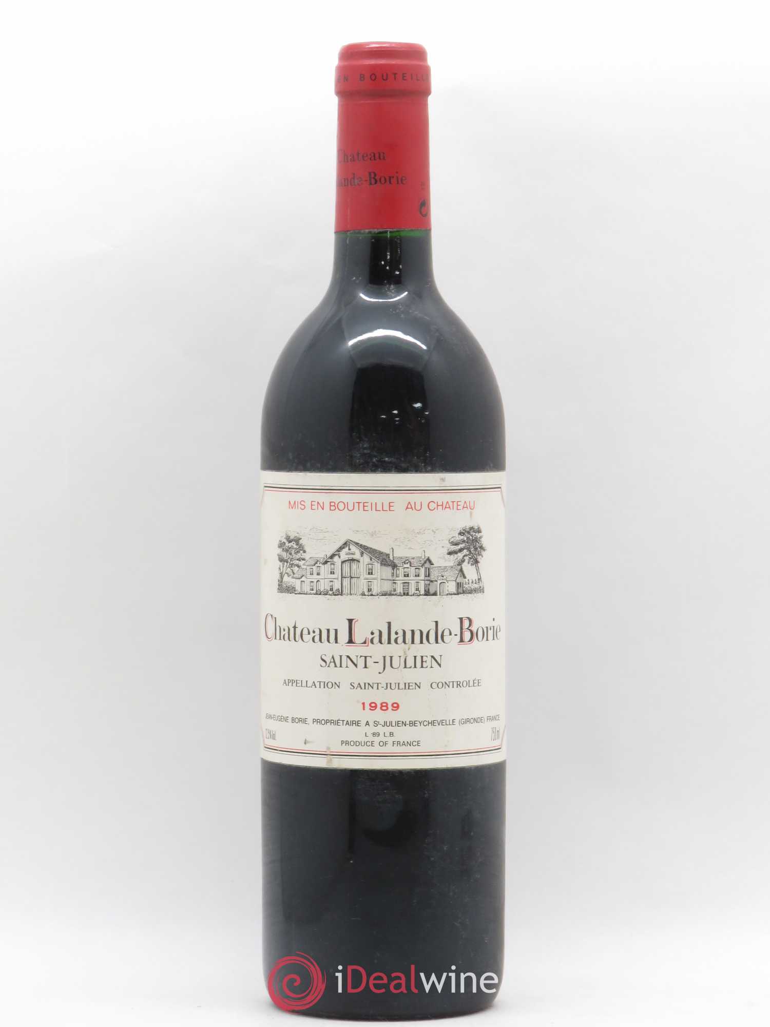 Château Lalande Borie 1989 - Lot de 1 bouteille - 0