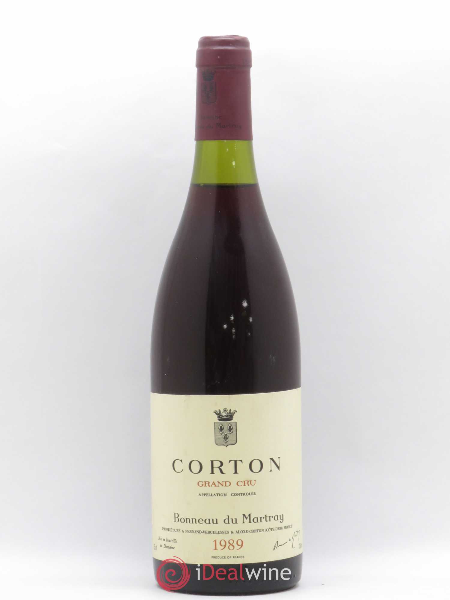 Corton Grand Cru Bonneau du Martray (Domaine) 1989 - Lot de 1 bouteille - 0