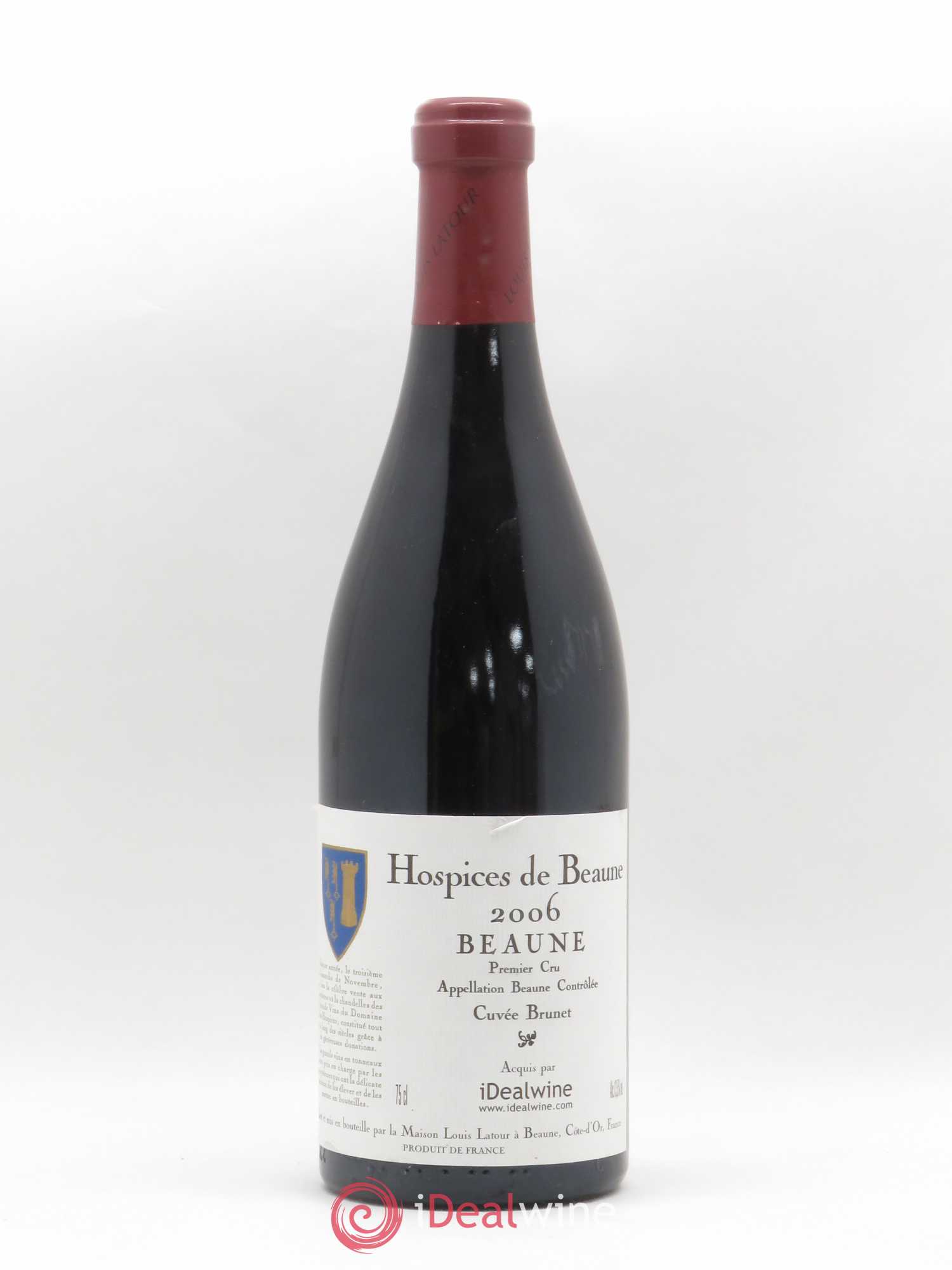 Beaune 1er Cru Cuvée Brunet Hospices de Beaune Louis Latour 2006 - Posten von 1 Flasche - 0