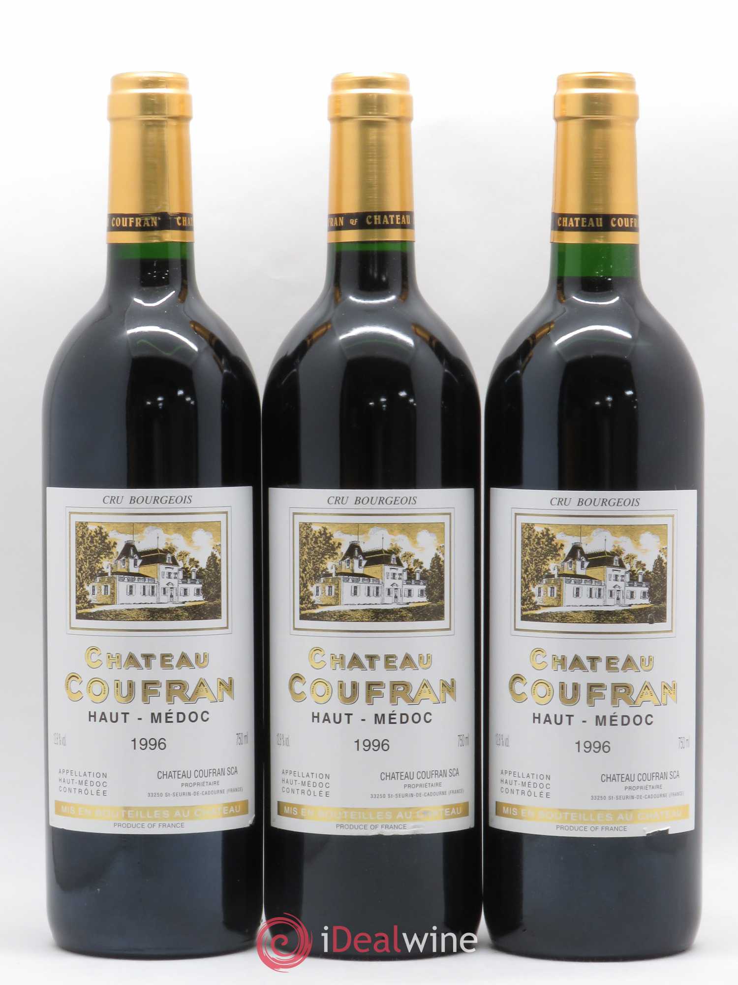 Château Coufran Cru Bourgeois 1996 - Lot de 6 bouteilles - 2