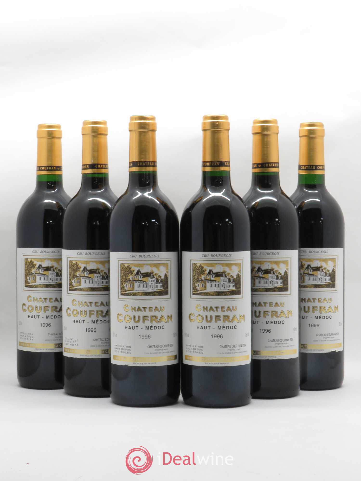 Château Coufran Cru Bourgeois 1996 - Lot de 6 bouteilles - 0