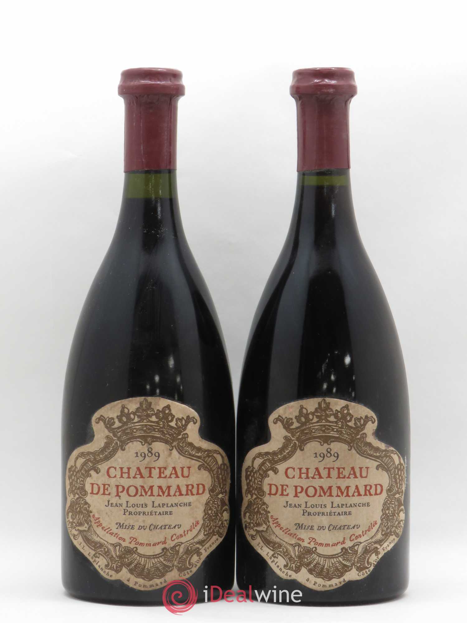 Pommard Château de Pommard 1989 - Lot de 2 bouteilles - 0