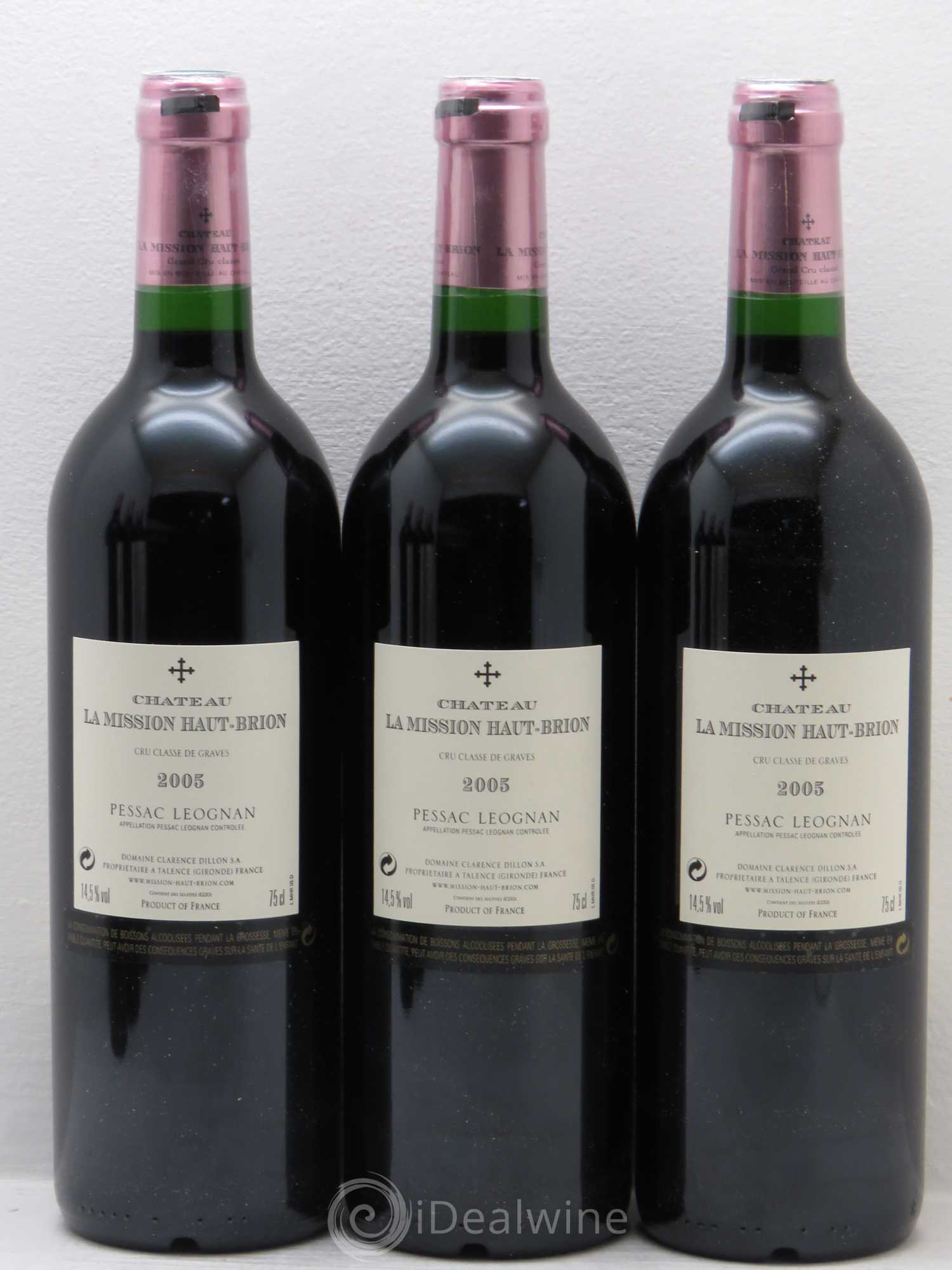 Château la Mission Haut-Brion Cru Classé de Graves 2005 - Lotto di 6 bottiglie - 2