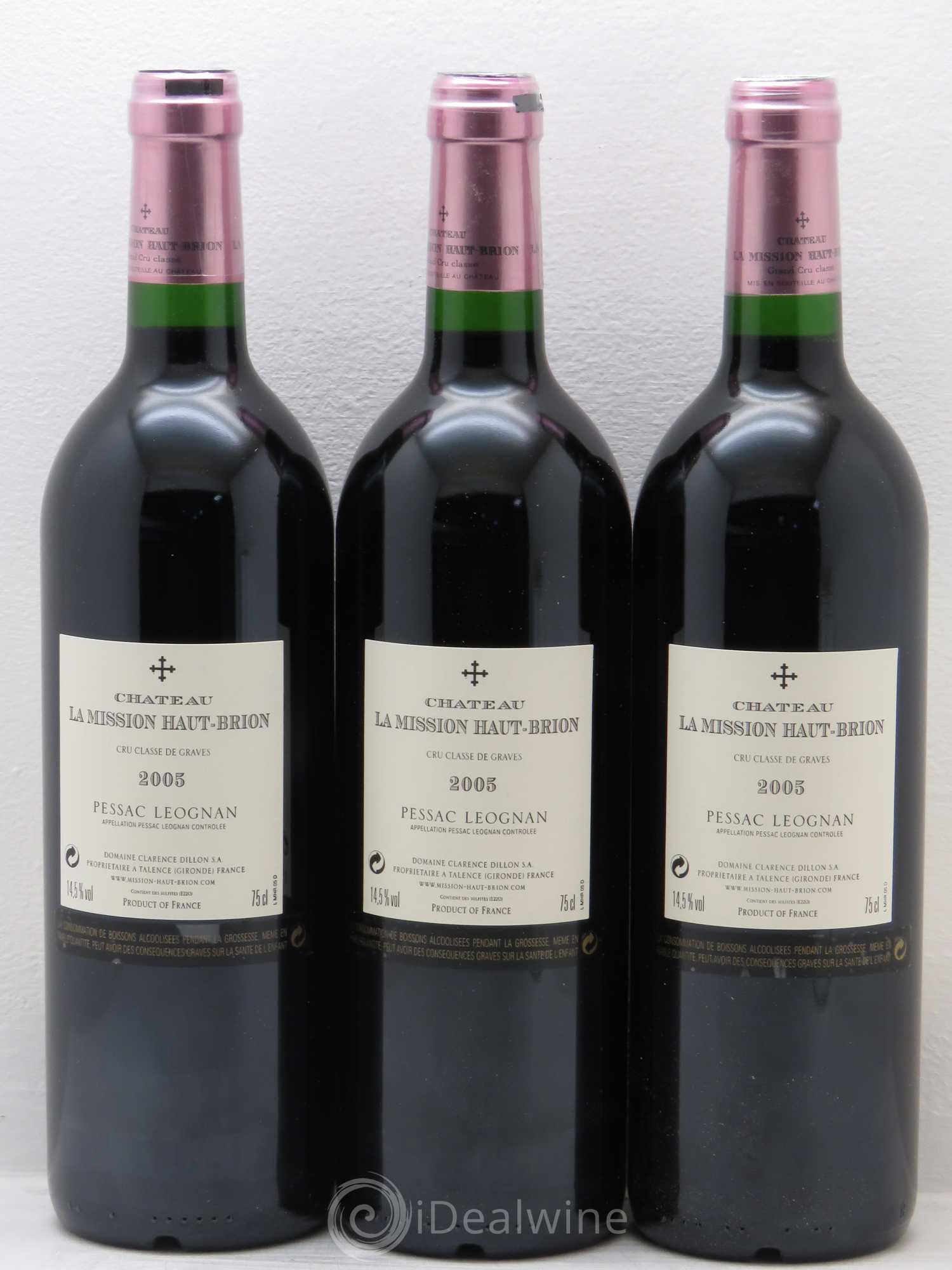 Château la Mission Haut-Brion Cru Classé de Graves 2005 - Lotto di 6 bottiglie - 4