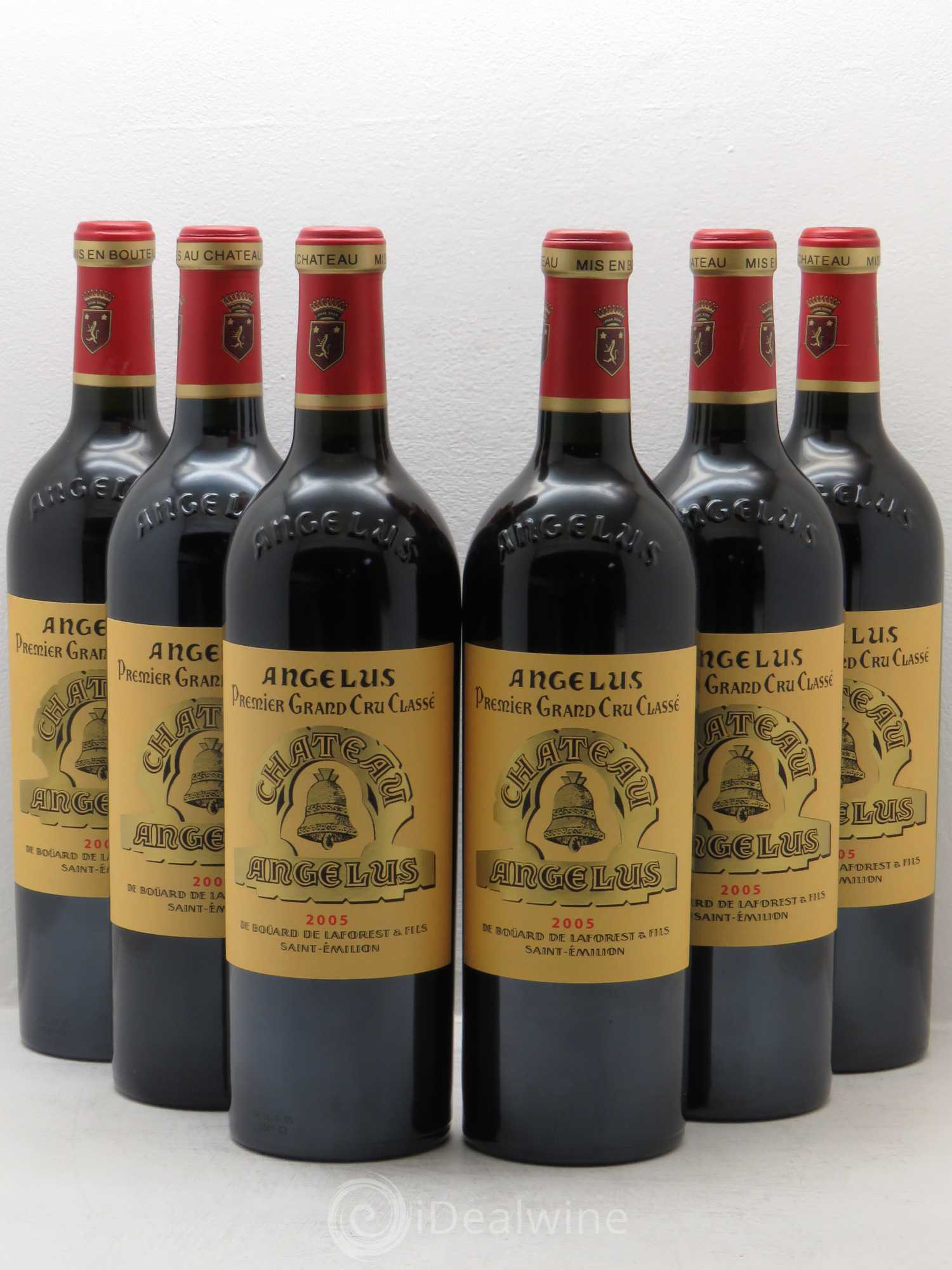Château Angélus 1er Grand Cru Classé A 2005 - Lot de 6 bouteilles - 0