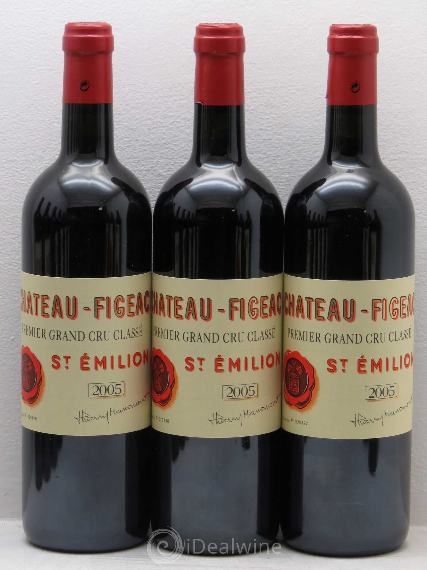 Château Figeac 1er Grand Cru Classé A 2005 - Lot de 12 bouteilles - 1