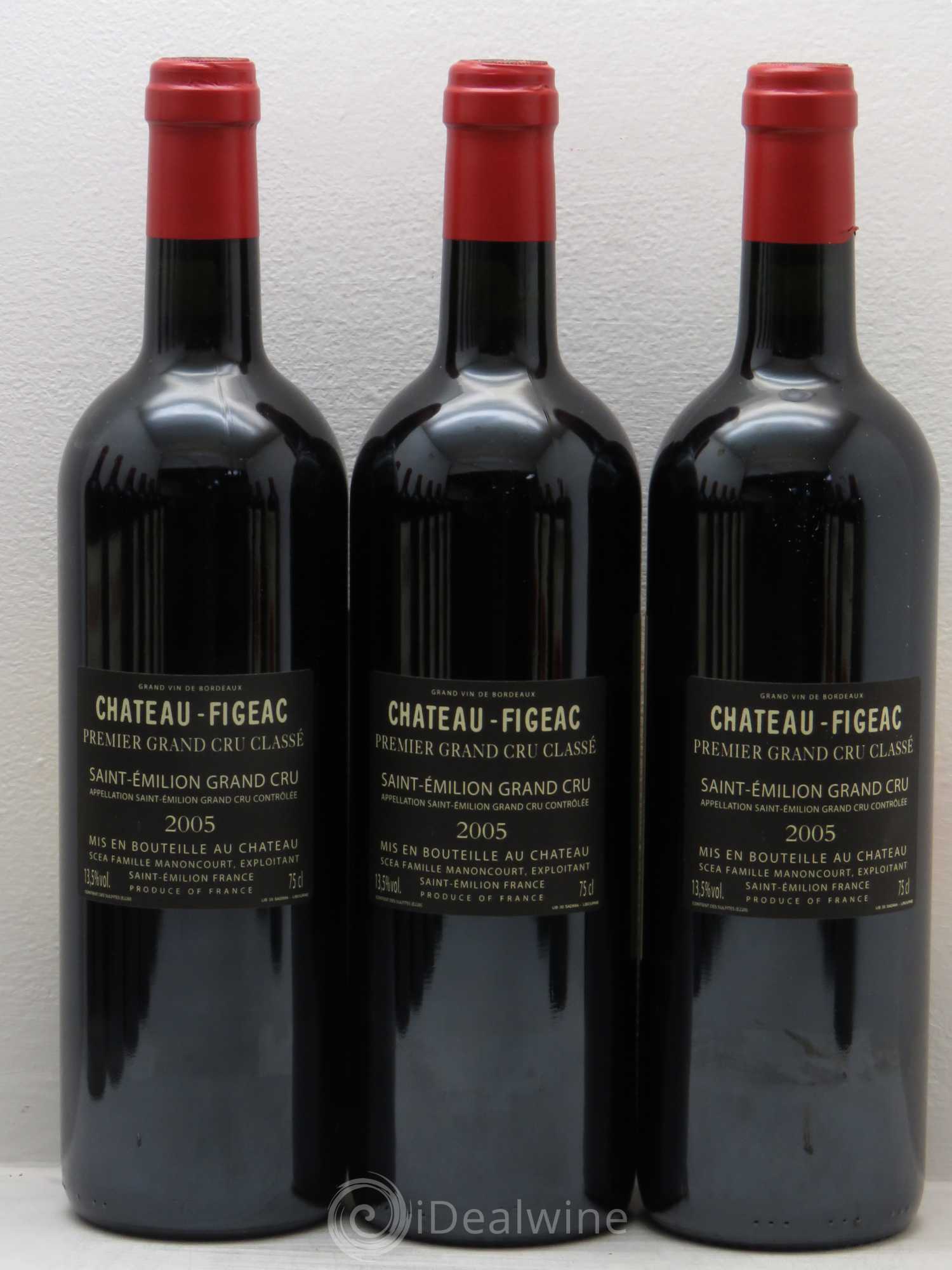 Château Figeac 1er Grand Cru Classé A 2005 - Lot de 12 bouteilles - 2
