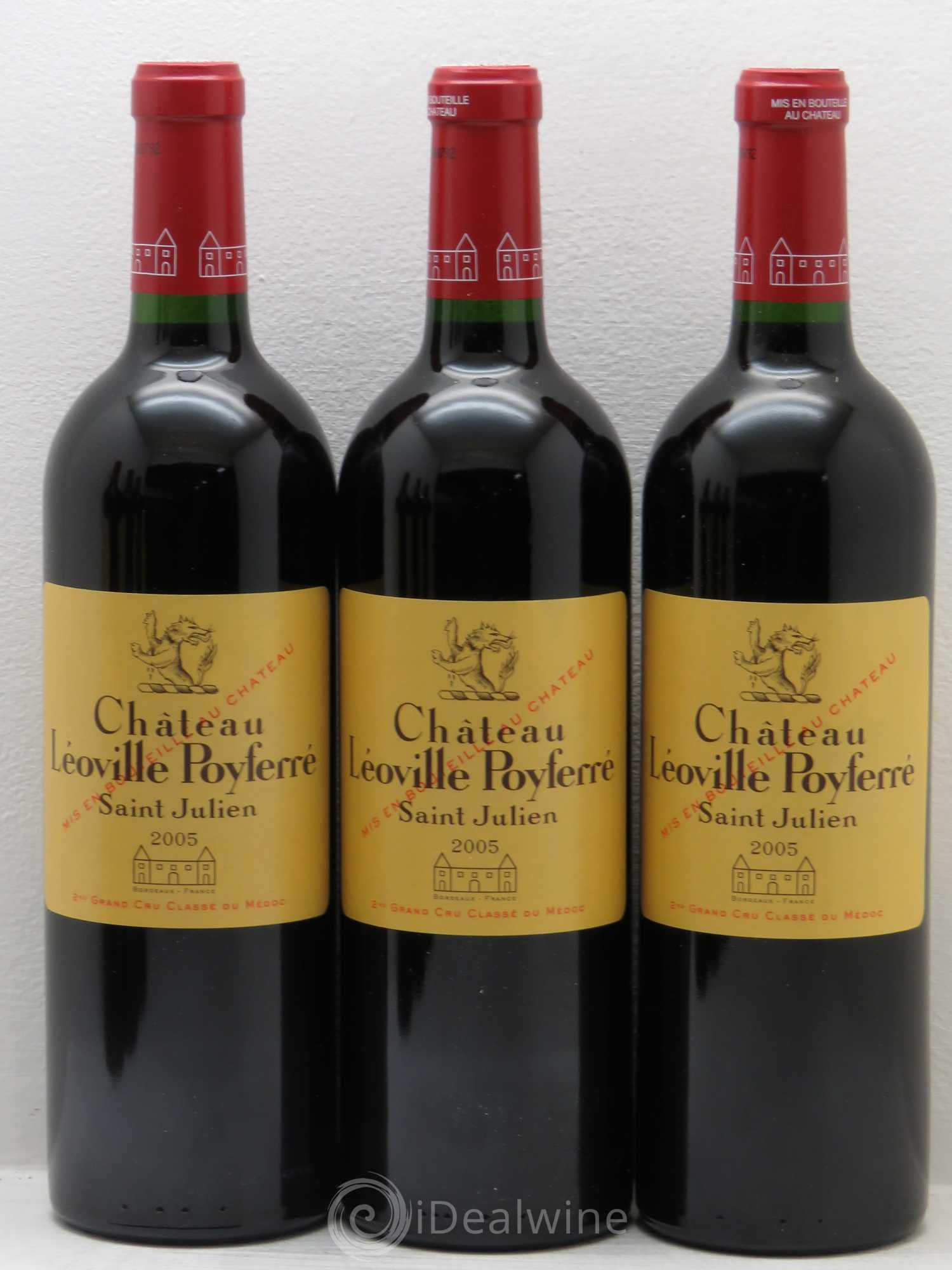 Château Léoville Poyferré 2ème Grand Cru Classé 2005 - Lot de 12 bouteilles - 3