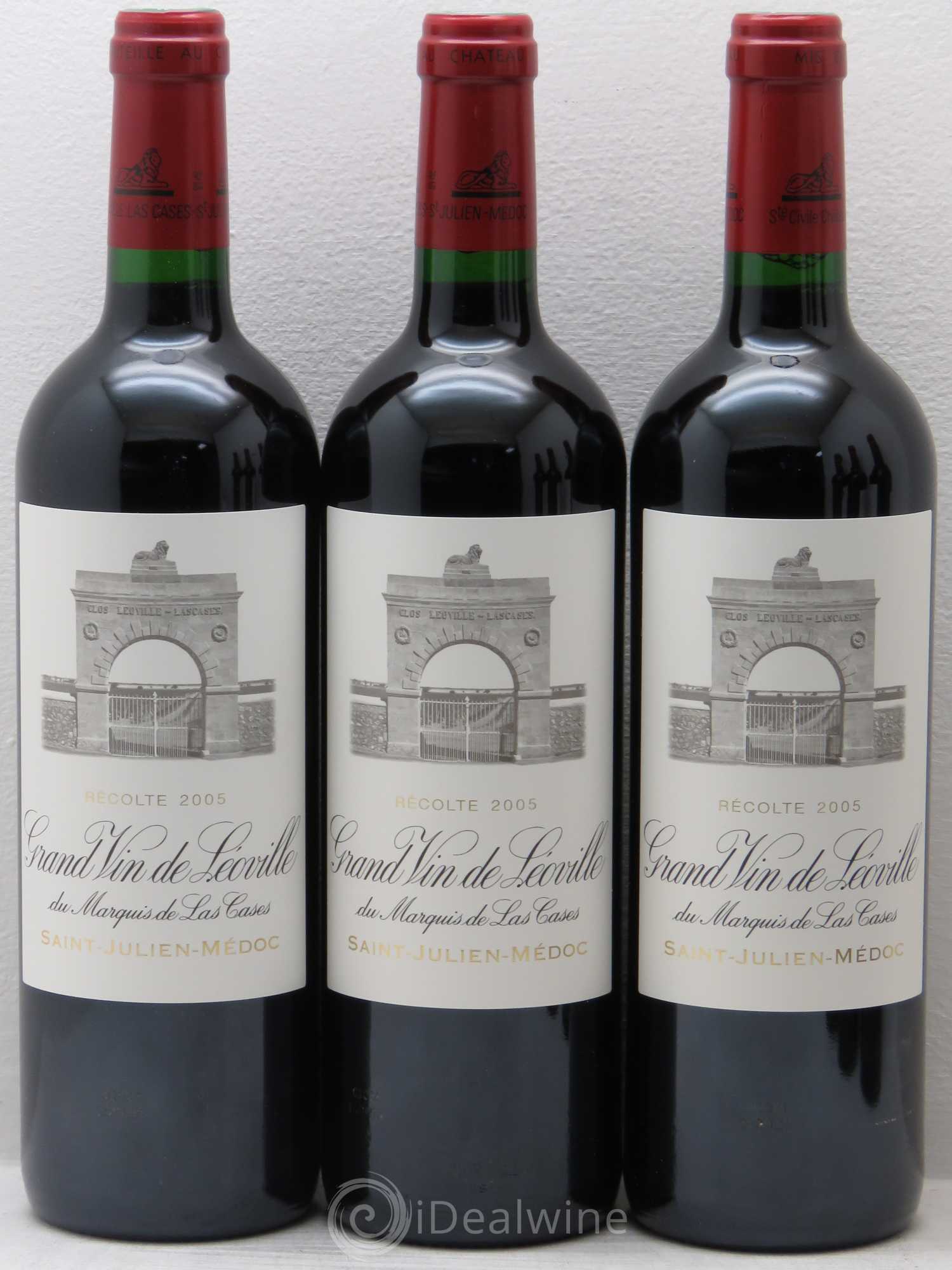 Château Léoville Las Cases 2ème Grand Cru Classé 2005 - Lot de 6 bouteilles - 1