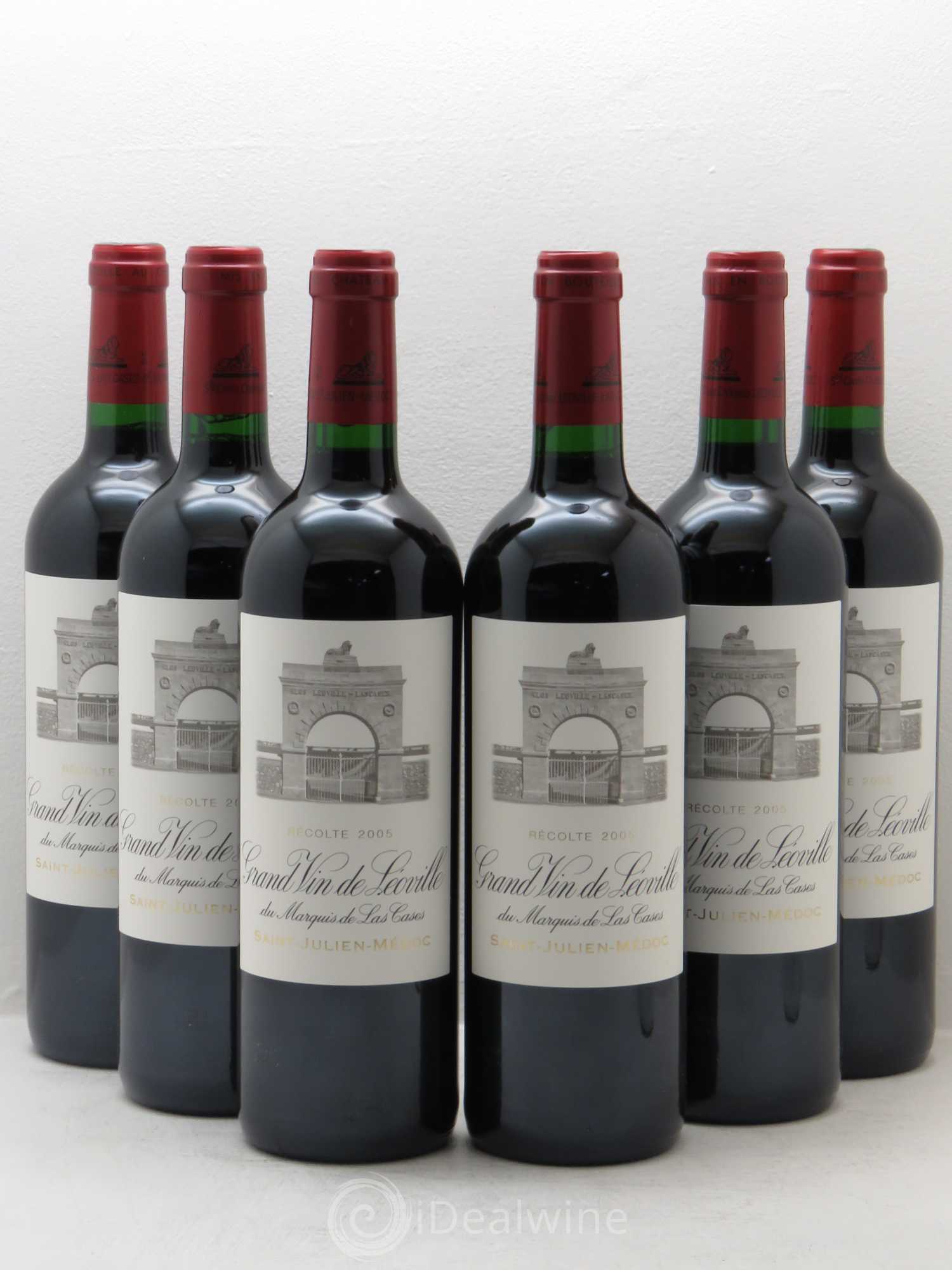 Château Léoville Las Cases 2ème Grand Cru Classé 2005 - Lot de 6 bouteilles - 0