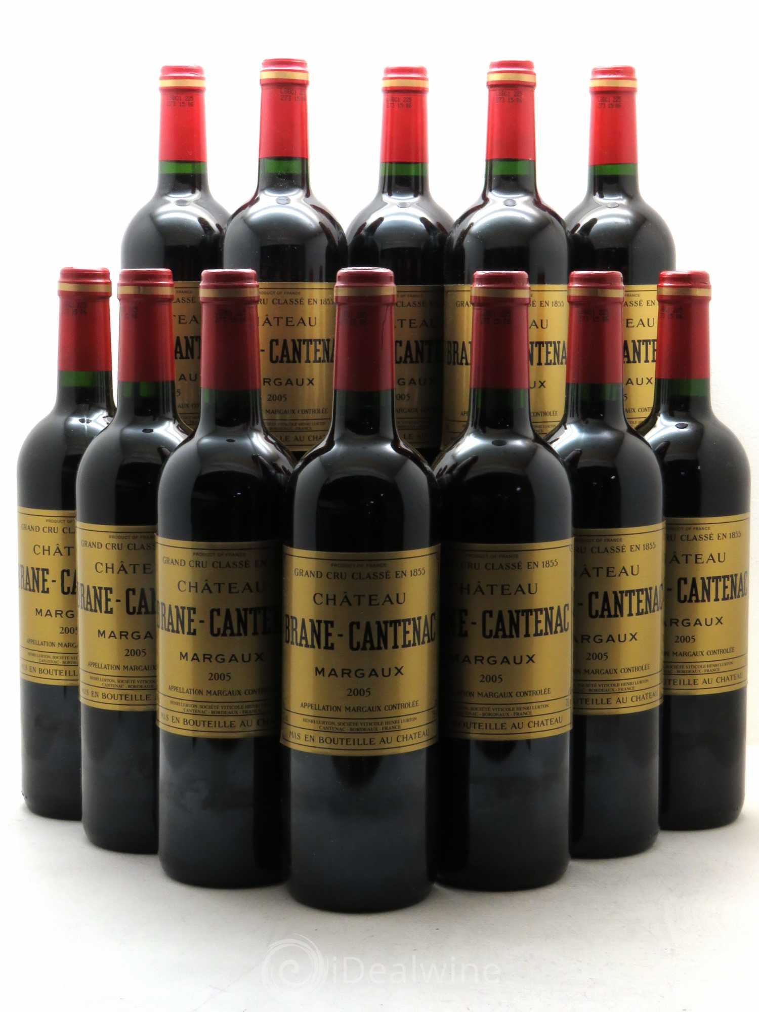Château Brane Cantenac 2ème Grand Cru Classé 2005 - Lot de 12 bouteilles - 0