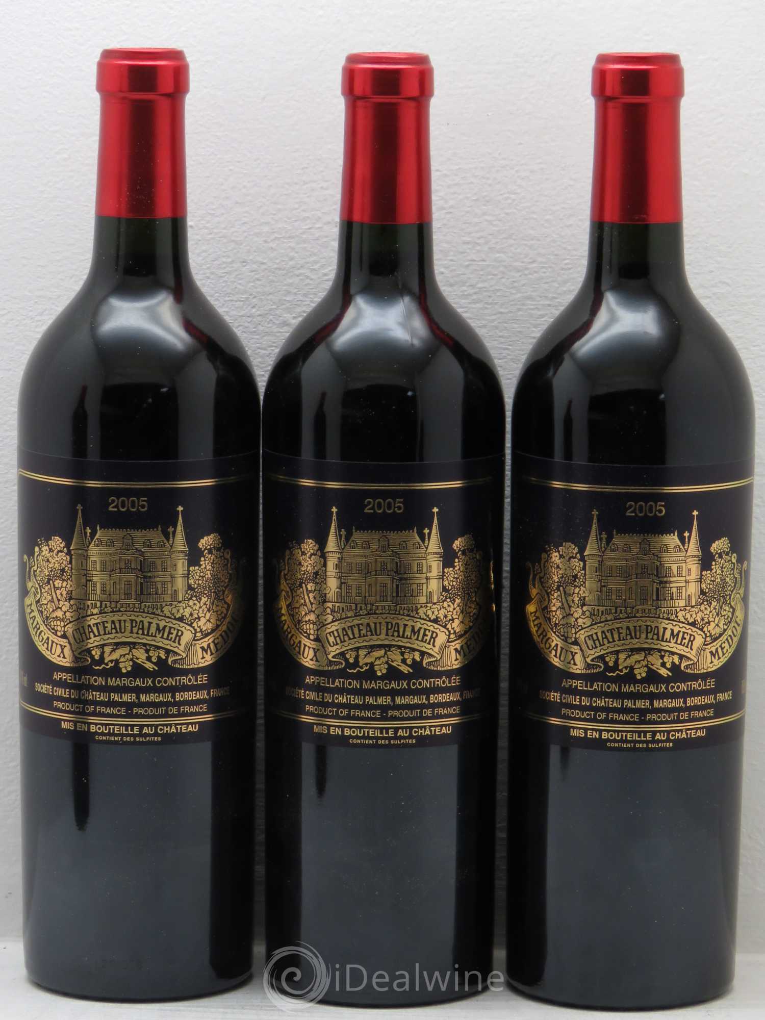 Château Palmer 3ème Grand Cru Classé 2005 - Lot de 12 bouteilles - 1