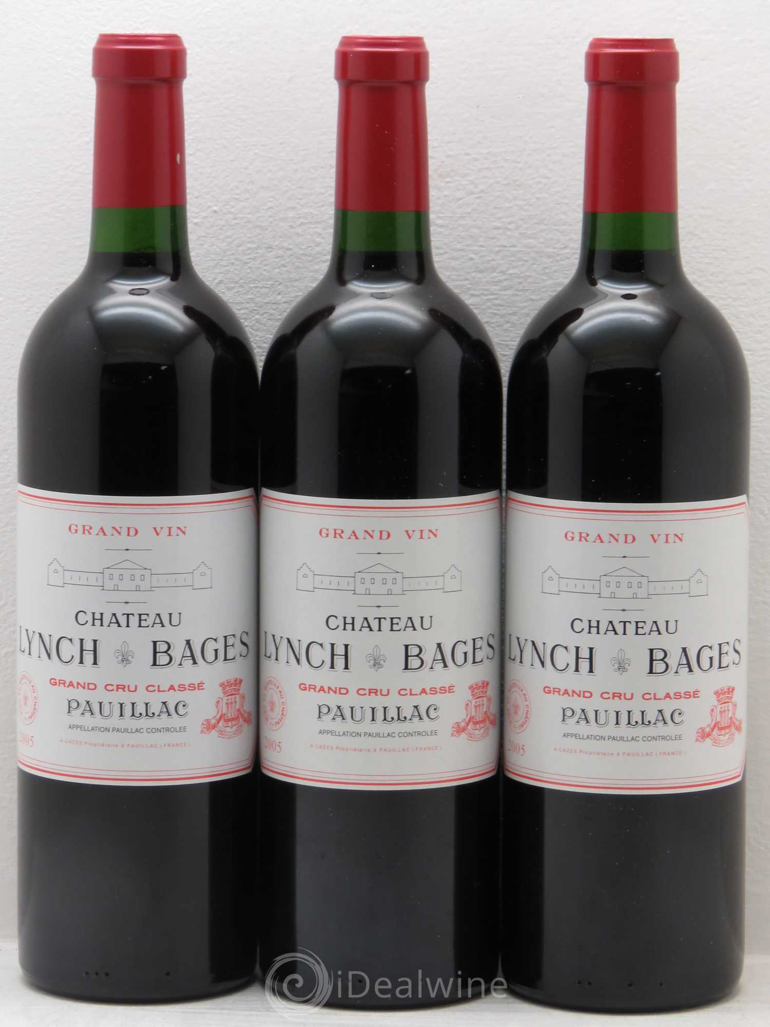 Château Lynch Bages 5ème Grand Cru Classé 2005 - Lot de 12 bouteilles - 1