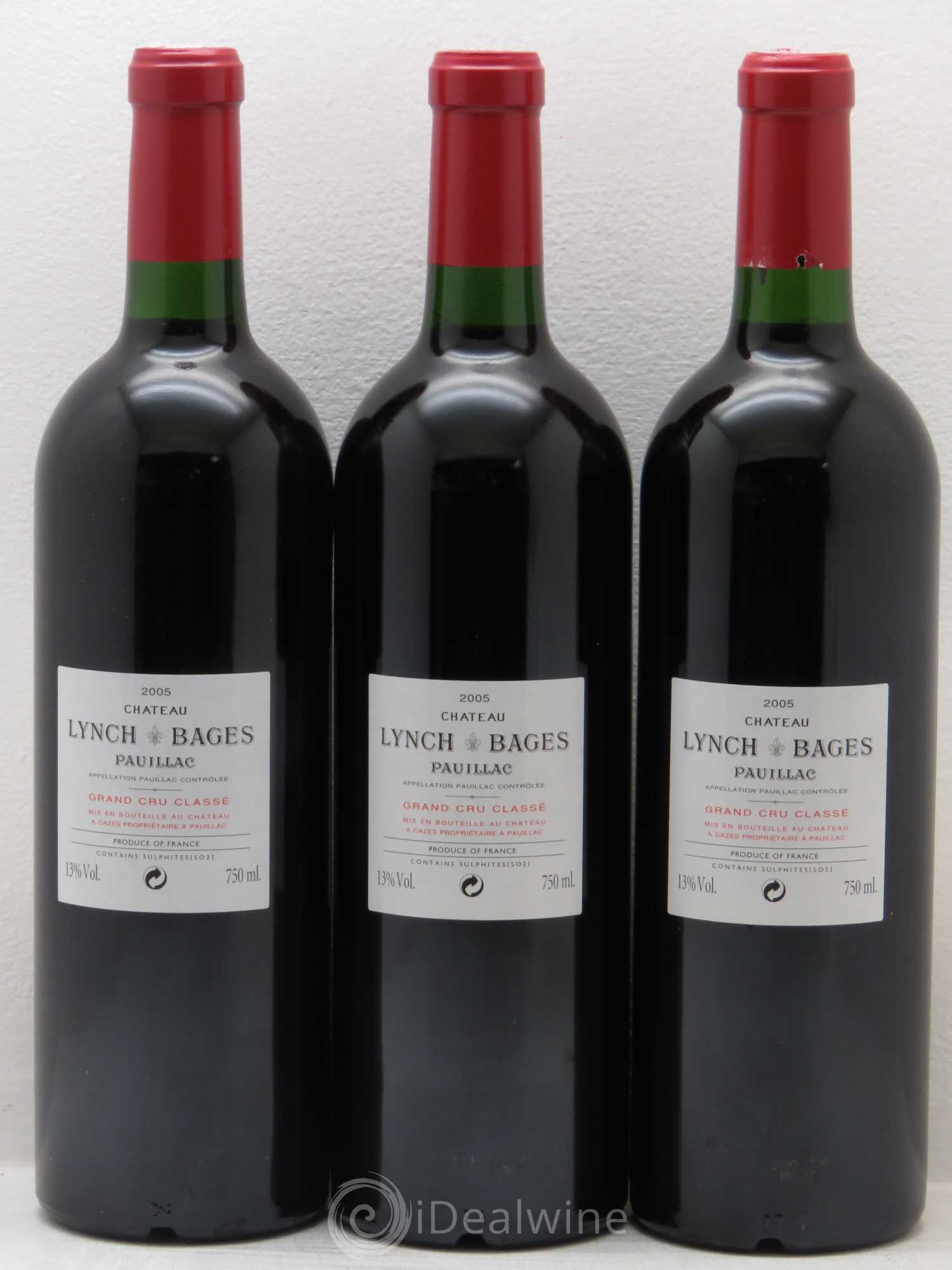 Château Lynch Bages 5ème Grand Cru Classé 2005 - Lot de 12 bouteilles - 4