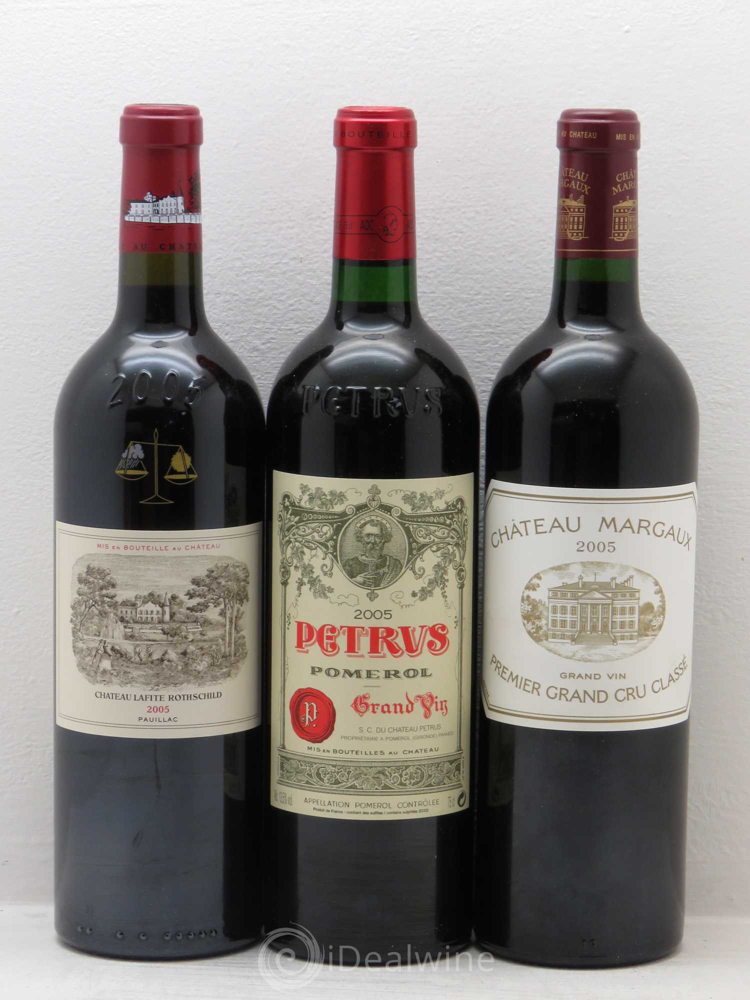 Caisse Collection Duclot 2005 - Petrus - Ch Margaux - Ch Mouton Rothschild - Ch Latour - Ch Cheval Blanc - Ch Lafite Rothschild - Ch Yquem - Ch Mission Haut Brion - Ch Haut Brion 2005 - Posten von 9 Flaschen - 3