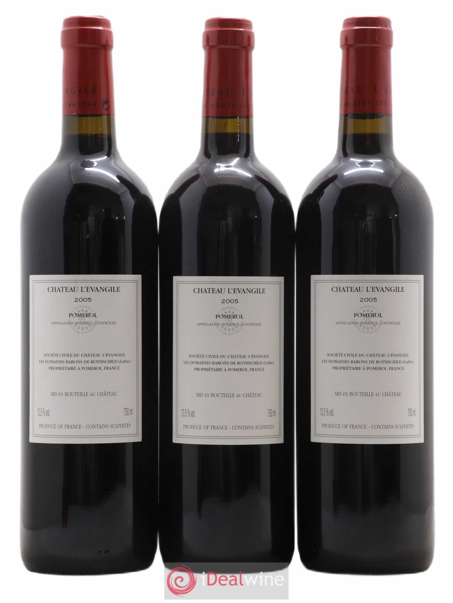 Château l' Évangile 2005 - Lot de 6 bouteilles - 2