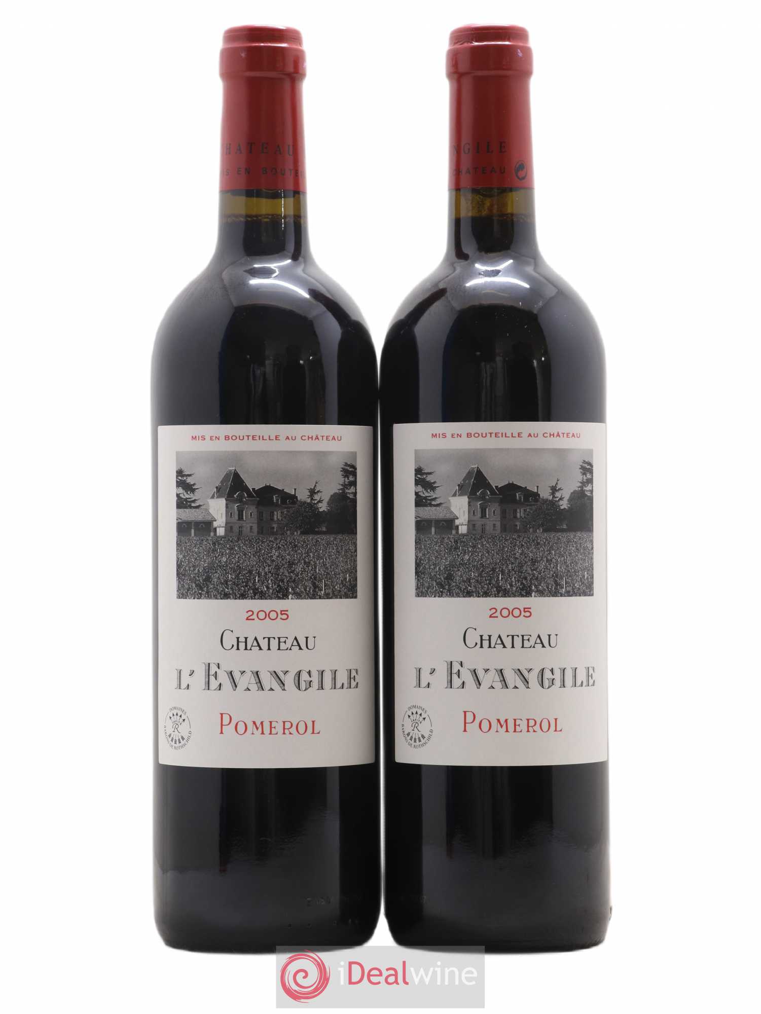 Château l' Évangile 2005 - Lot de 2 bouteilles - 0