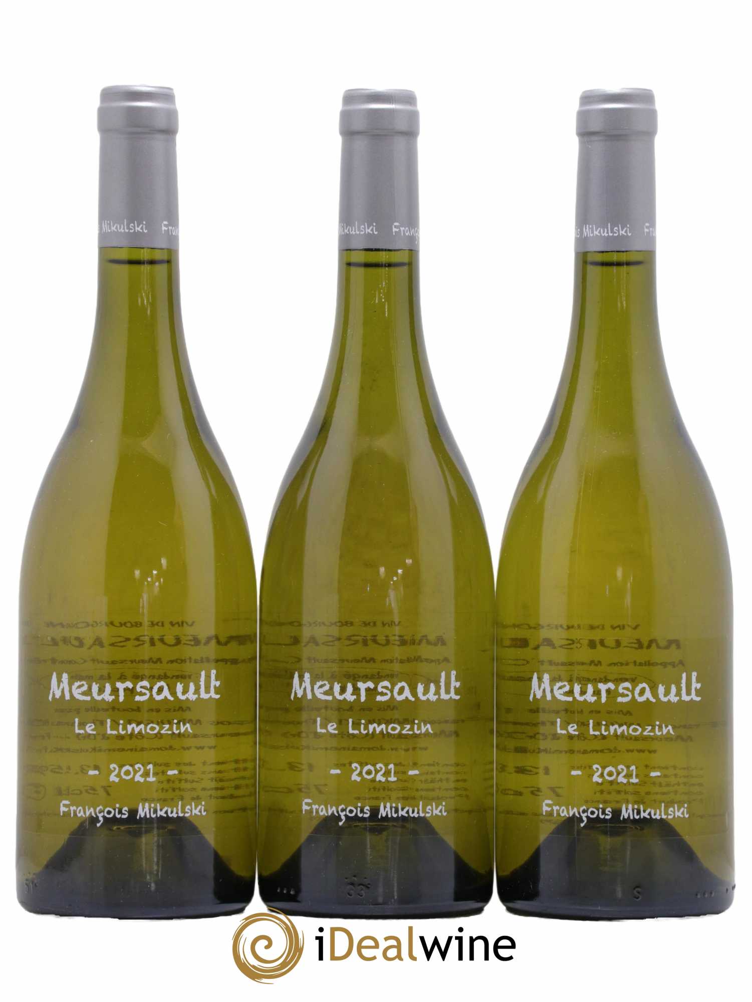 Meursault Limozin François Mikulski 2021 - Lot de 3 bouteilles - 0