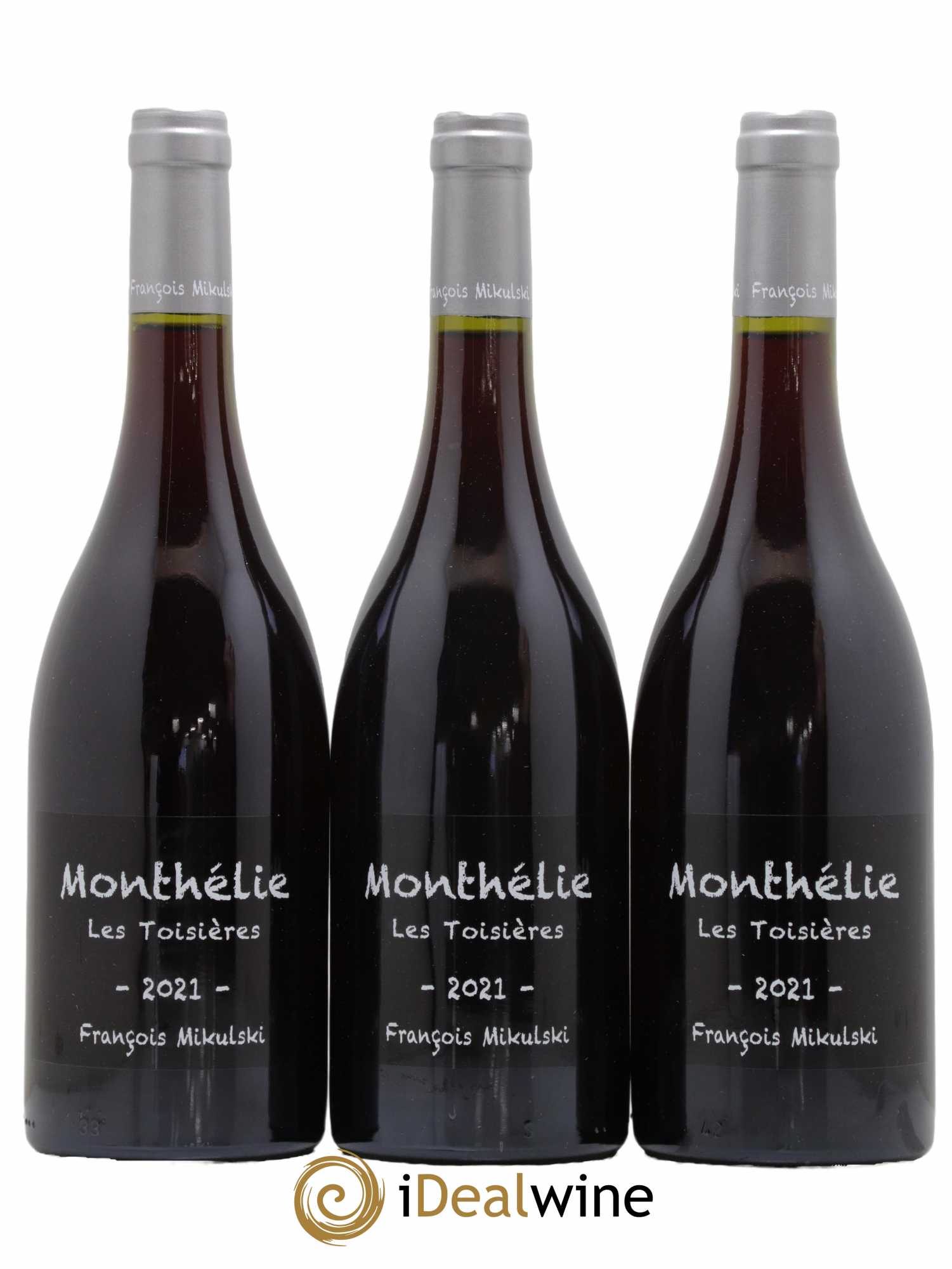 Monthélie Les Toisières François Mikulski 2021 - Lot de 3 bouteilles - 0