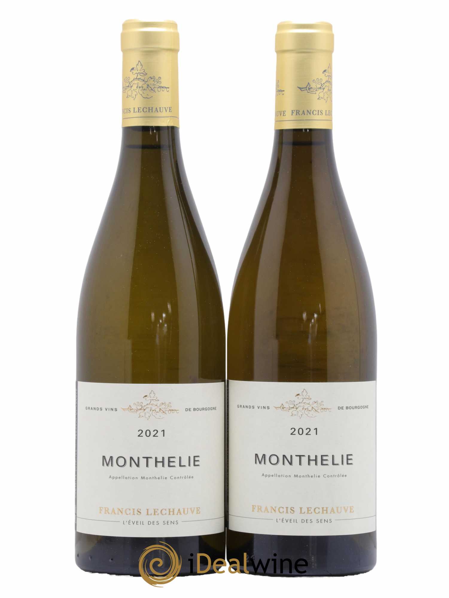 Monthélie Domaine Francis Lechauve 2021 - Lot de 2 bouteilles - 0