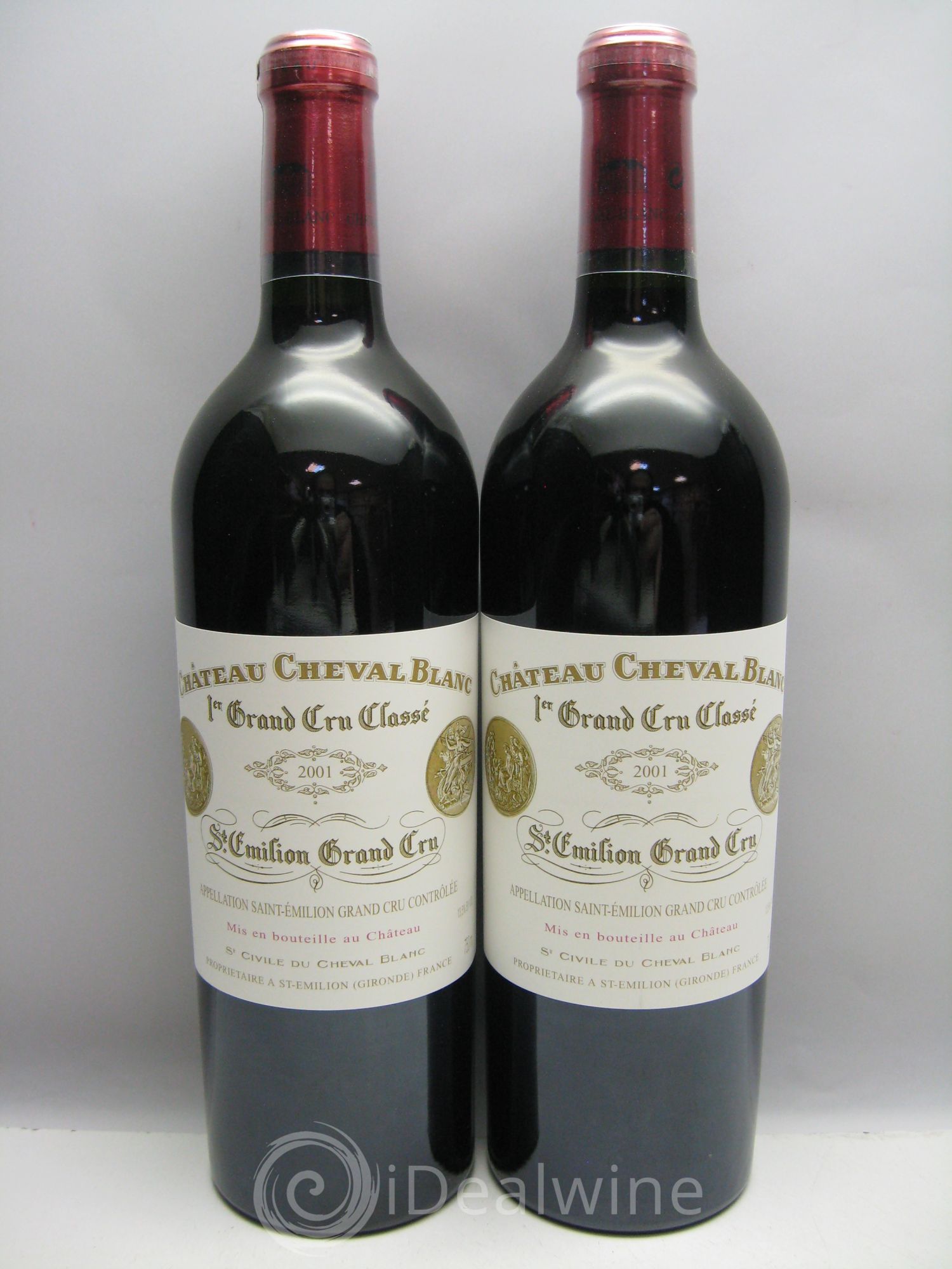 Château Cheval Blanc 1er Grand Cru Classé A 2001 - Lot de 12 bouteilles - 3
