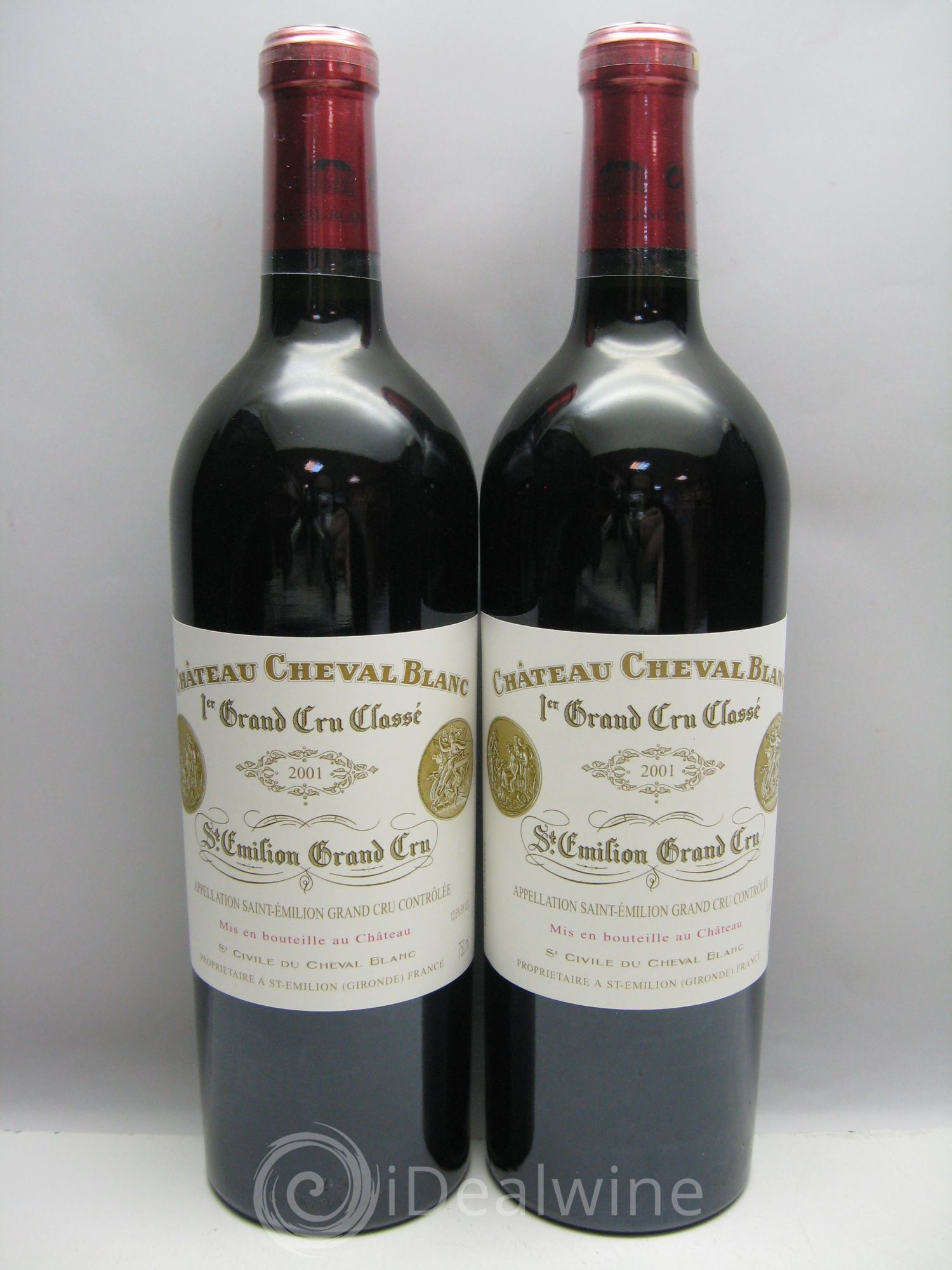 Château Cheval Blanc 1er Grand Cru Classé A 2001 - Lot de 12 bouteilles - 4