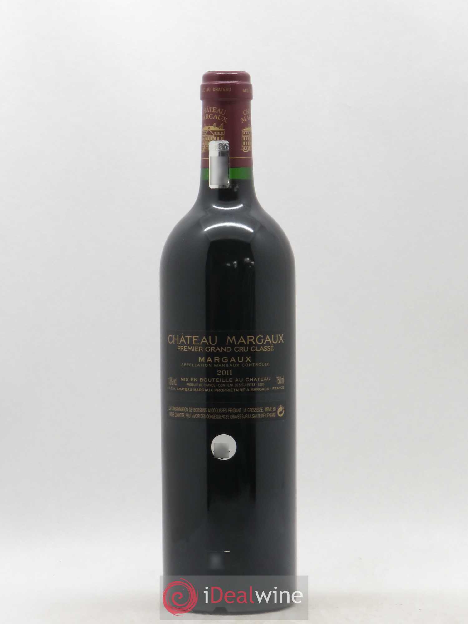 Château Margaux 1er Grand Cru Classé 2011 - Lot de 1 bouteille - 1