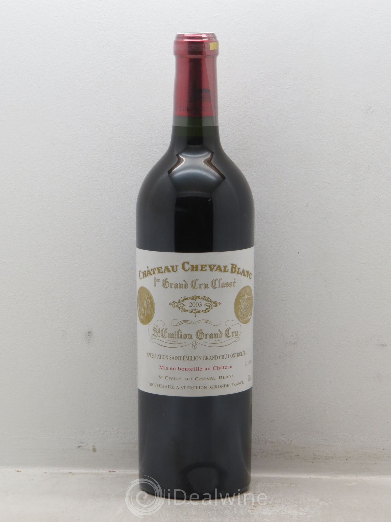 Château Cheval Blanc 1er Grand Cru Classé A 2003 - Lot de 1 bouteille - 0
