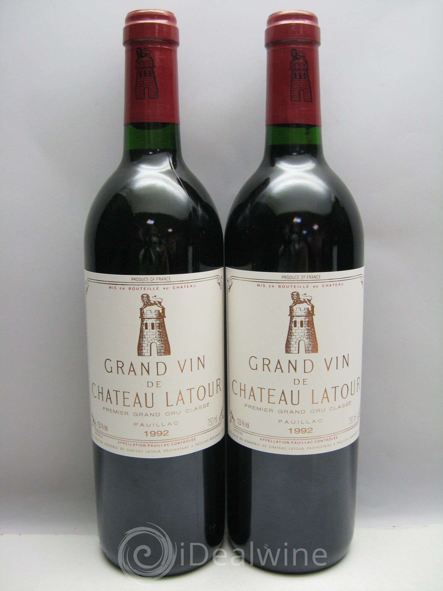 Château Latour 1er Grand Cru Classé 1992 - Lot de 12 bouteilles - 1