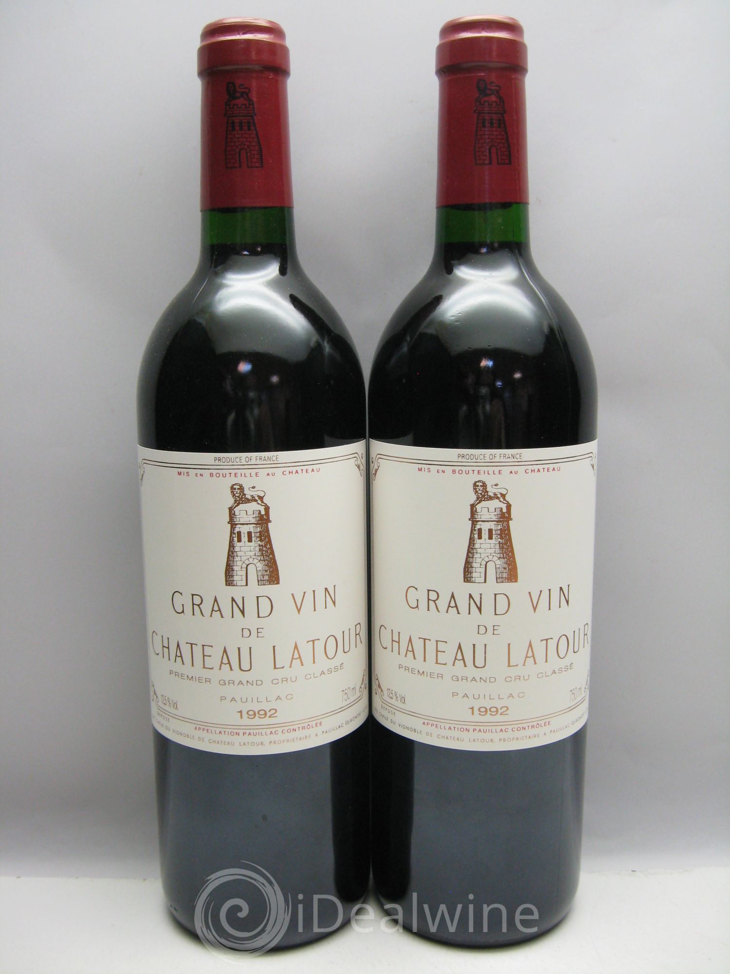 Château Latour 1er Grand Cru Classé 1992 - Lot de 12 bouteilles - 4