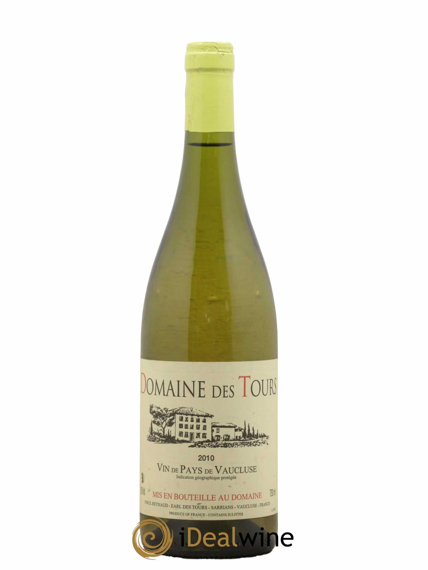 Vaucluse (Vin de Pays de Vaucluse) Domaine des Tours Emmanuel Reynaud 2010 - Lot de 1 bouteille - 0