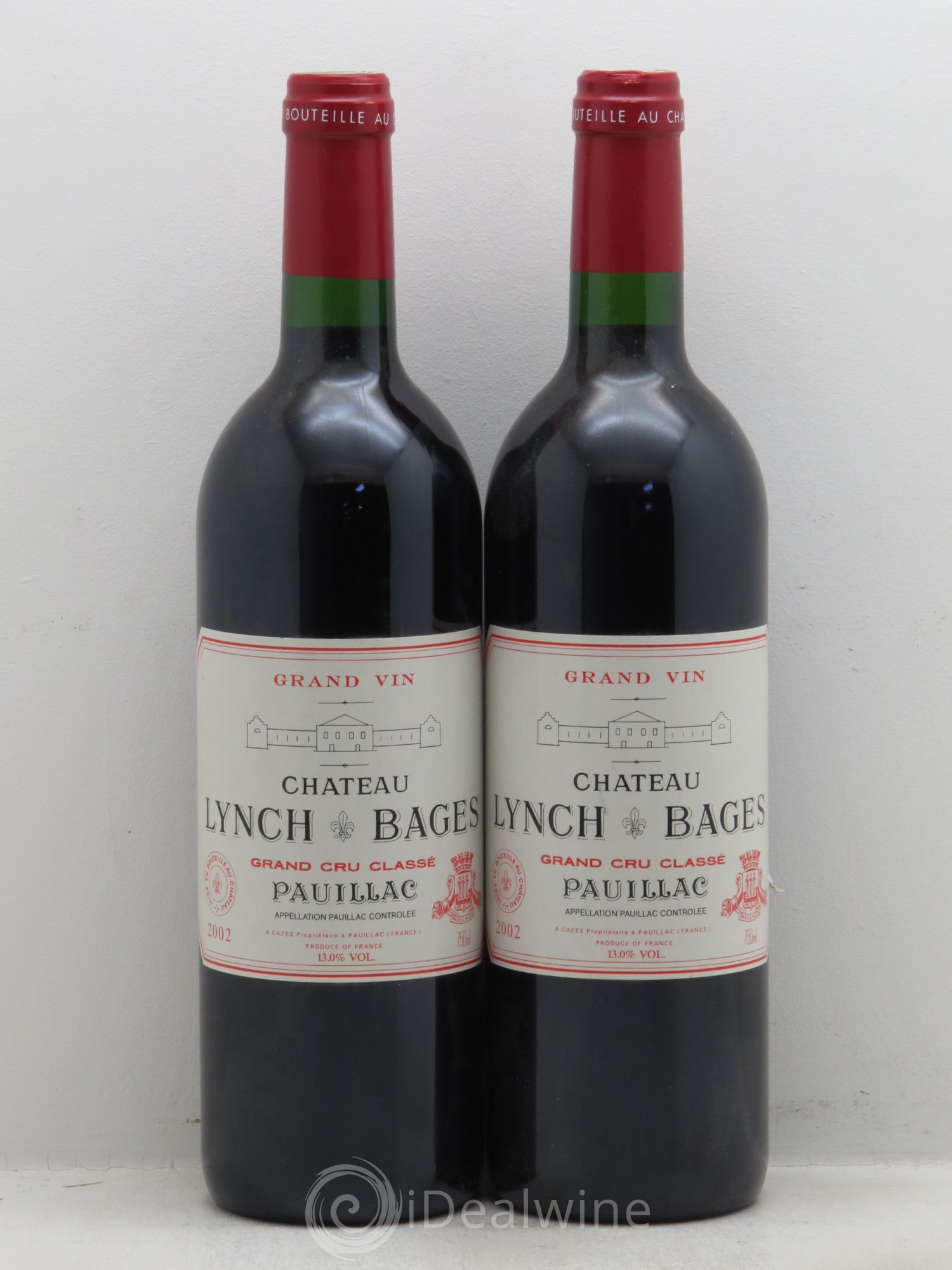 Château Lynch Bages 5ème Grand Cru Classé 2002 - Lot de 2 bouteilles - 0