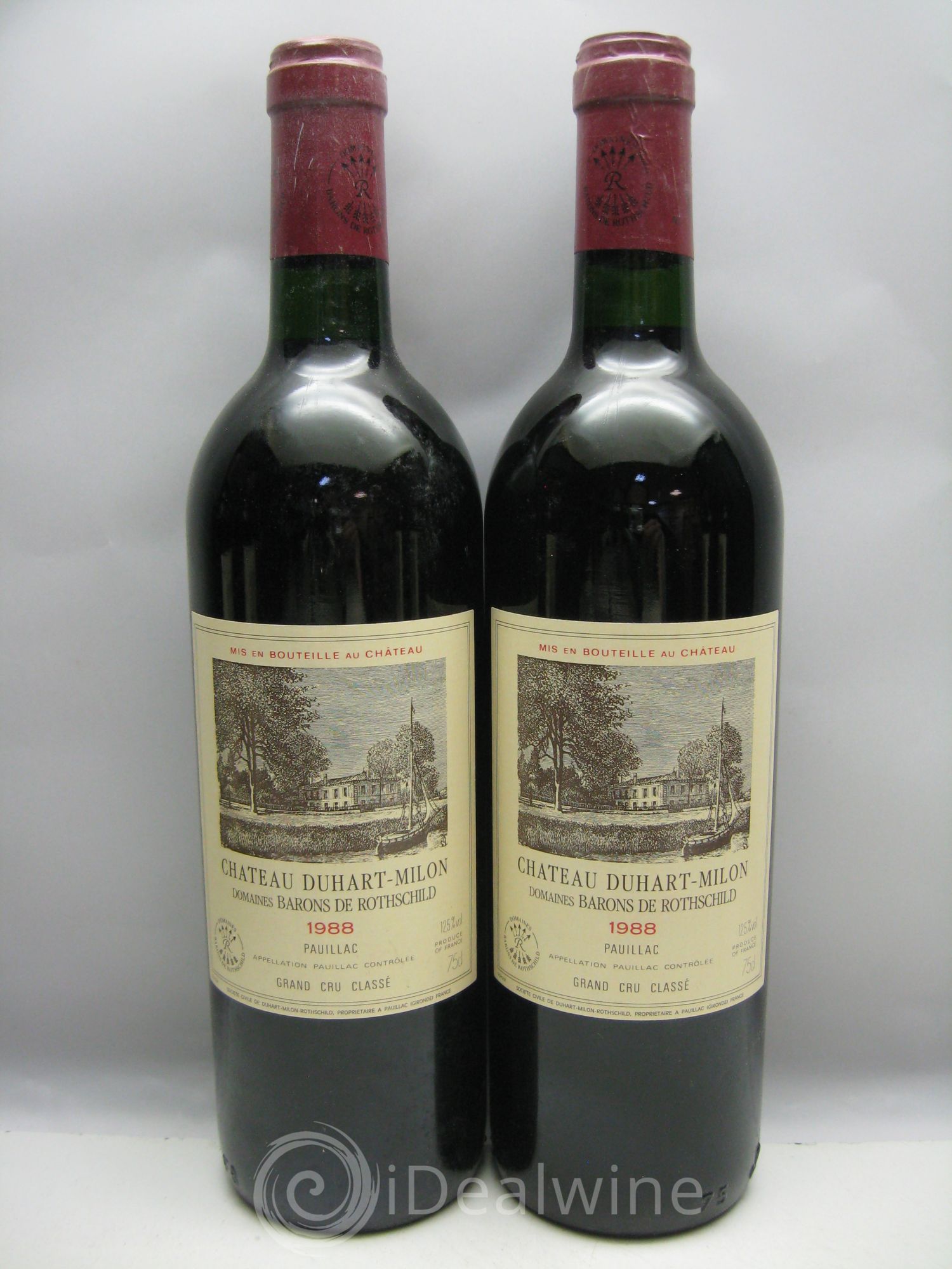 Château Duhart-Milon 4ème Grand Cru Classé 1988 - Lotto di 6 bottiglie - 1