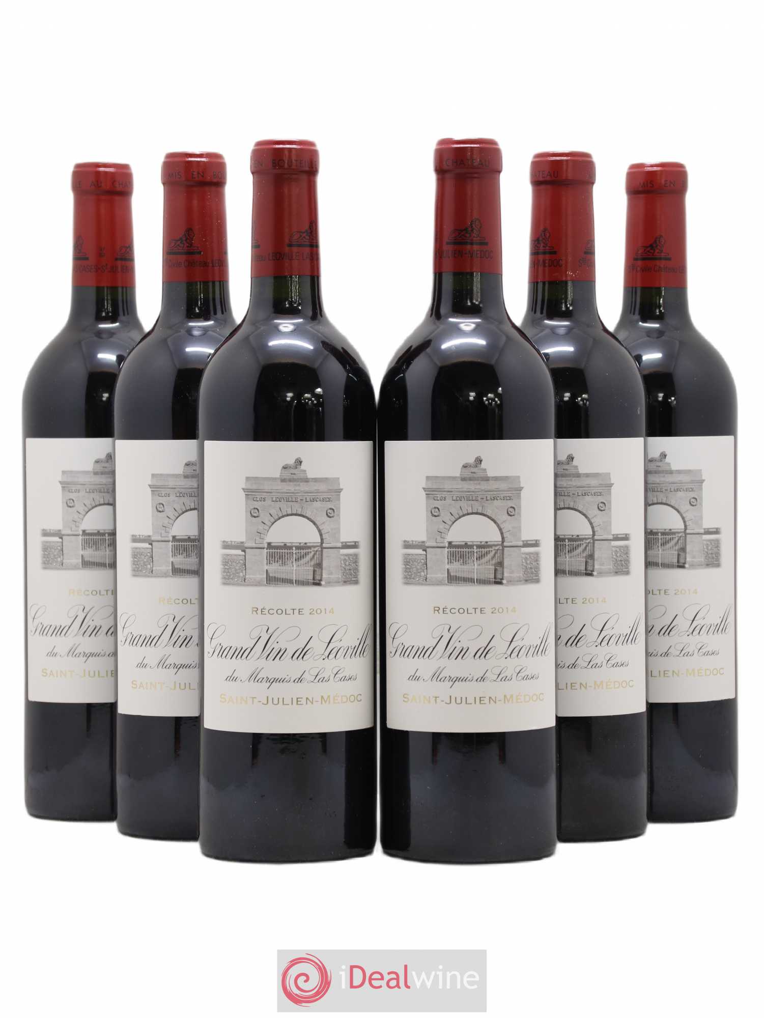 Château Léoville Las Cases 2ème Grand Cru Classé 2014 - Lot de 6 bouteilles - 0