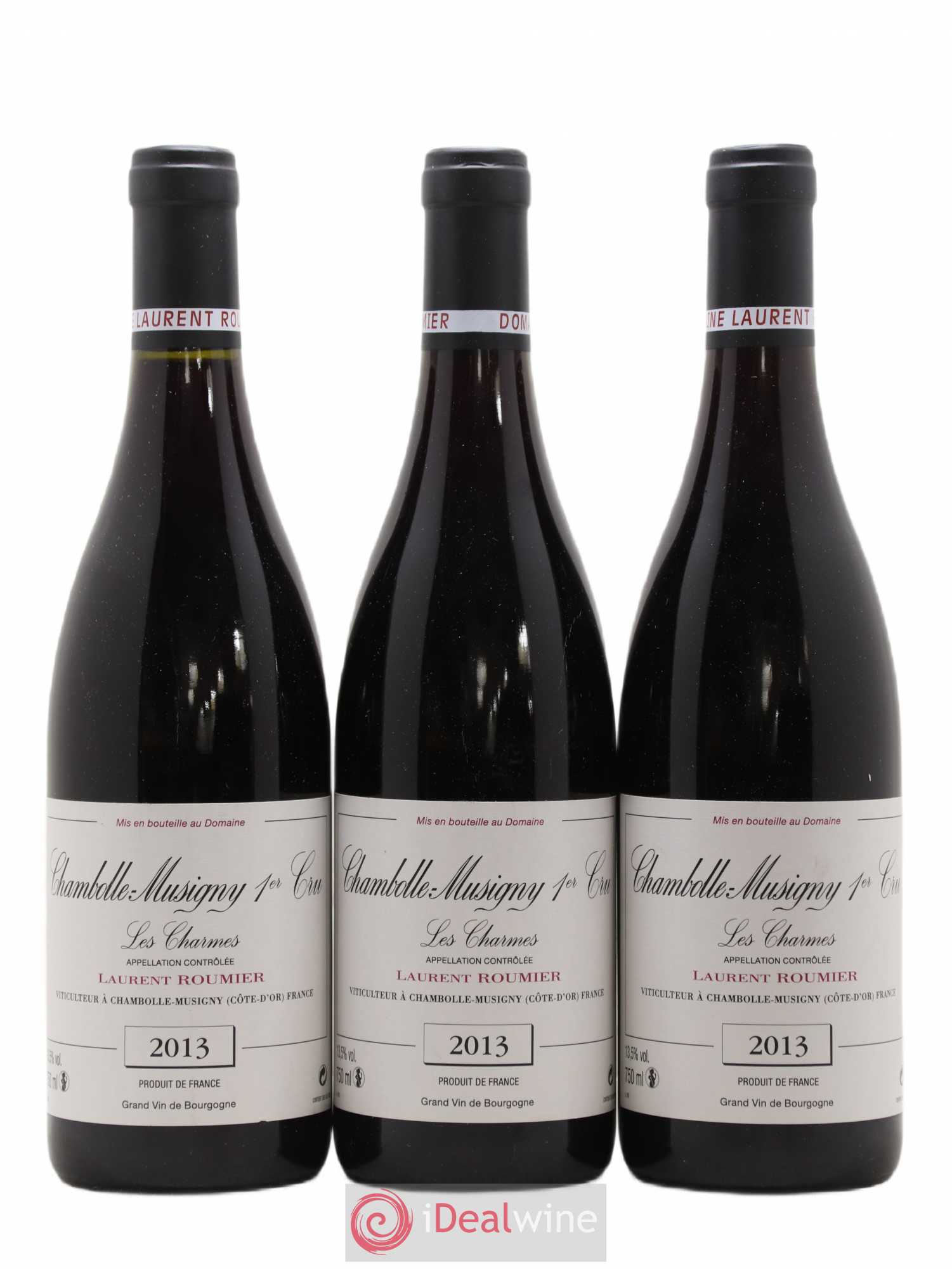 Chambolle-Musigny 1er Cru Les Charmes Laurent Roumier 2013 - Lot de 3 bouteilles - 0