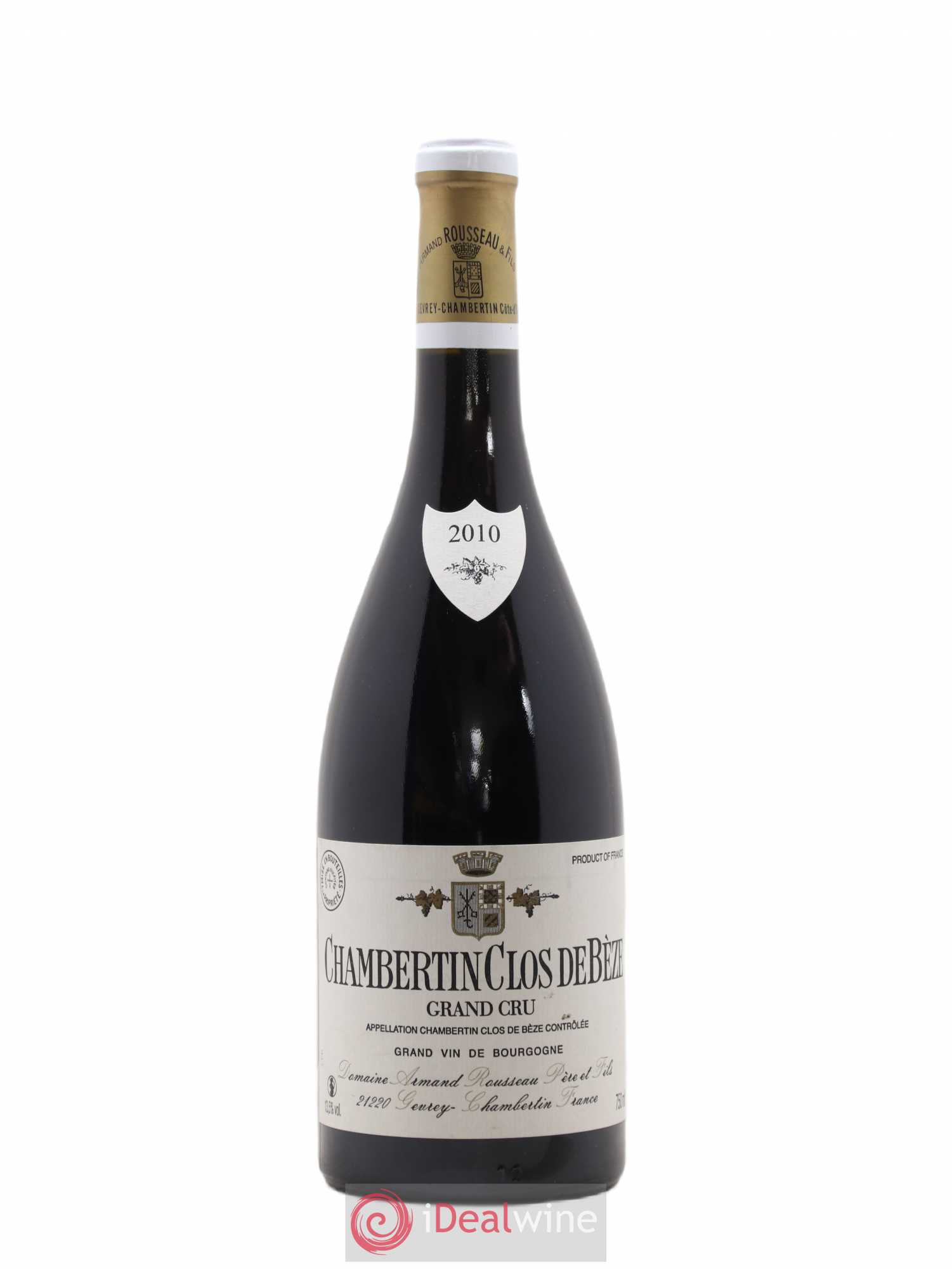 Chambertin Clos de Bèze Grand Cru Armand Rousseau (Domaine) 2010 - Lot de 1 bouteille - 0