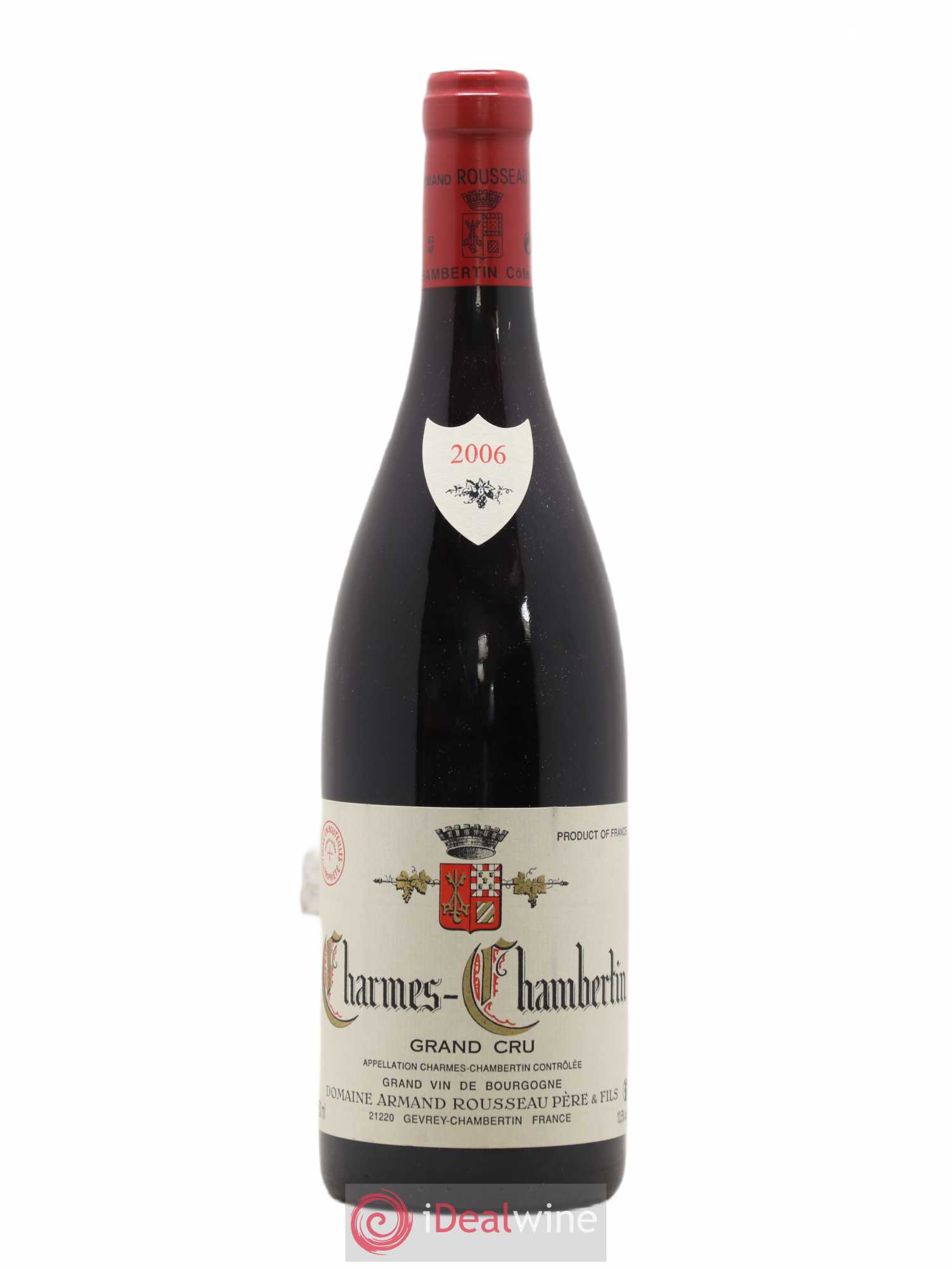 Charmes-Chambertin Grand Cru Armand Rousseau (Domaine) 2006 - Lot de 1 bouteille - 0