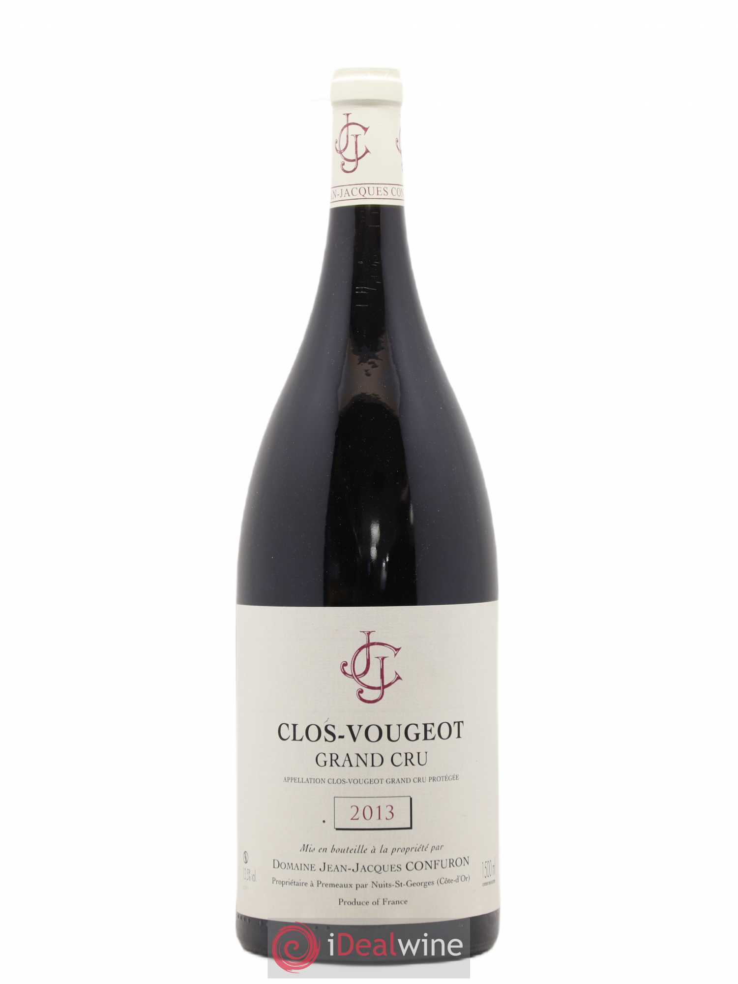Clos de Vougeot Grand Cru Jean-Jacques Confuron 2013 - Lot de 1 magnum - 0