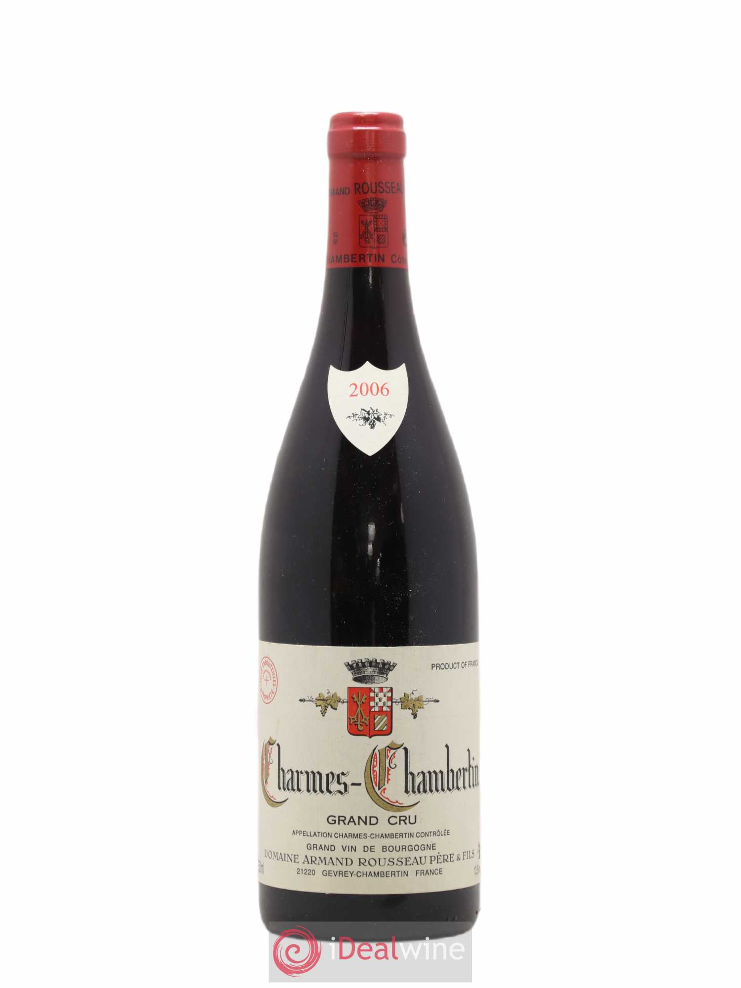 Charmes-Chambertin Grand Cru Armand Rousseau (Domaine) 2006 - Lot de 1 bouteille - 0