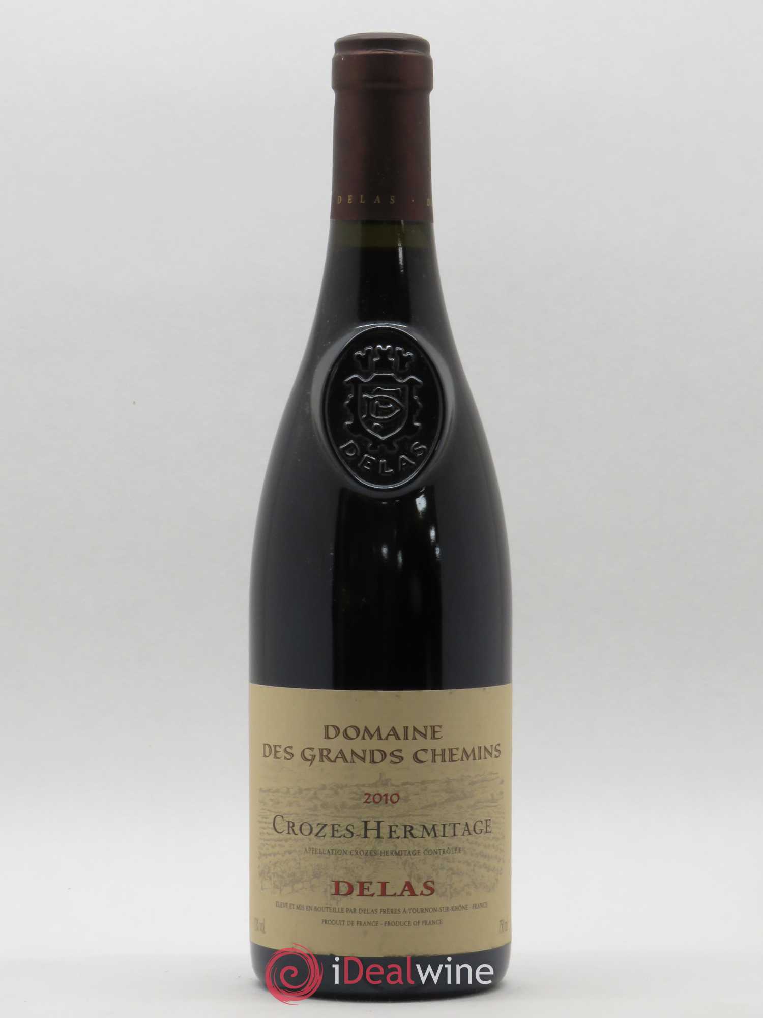 Crozes-Hermitage Domaine des Grands Chemins Delas Frères 2010 - Lot de 1 bouteille - 0