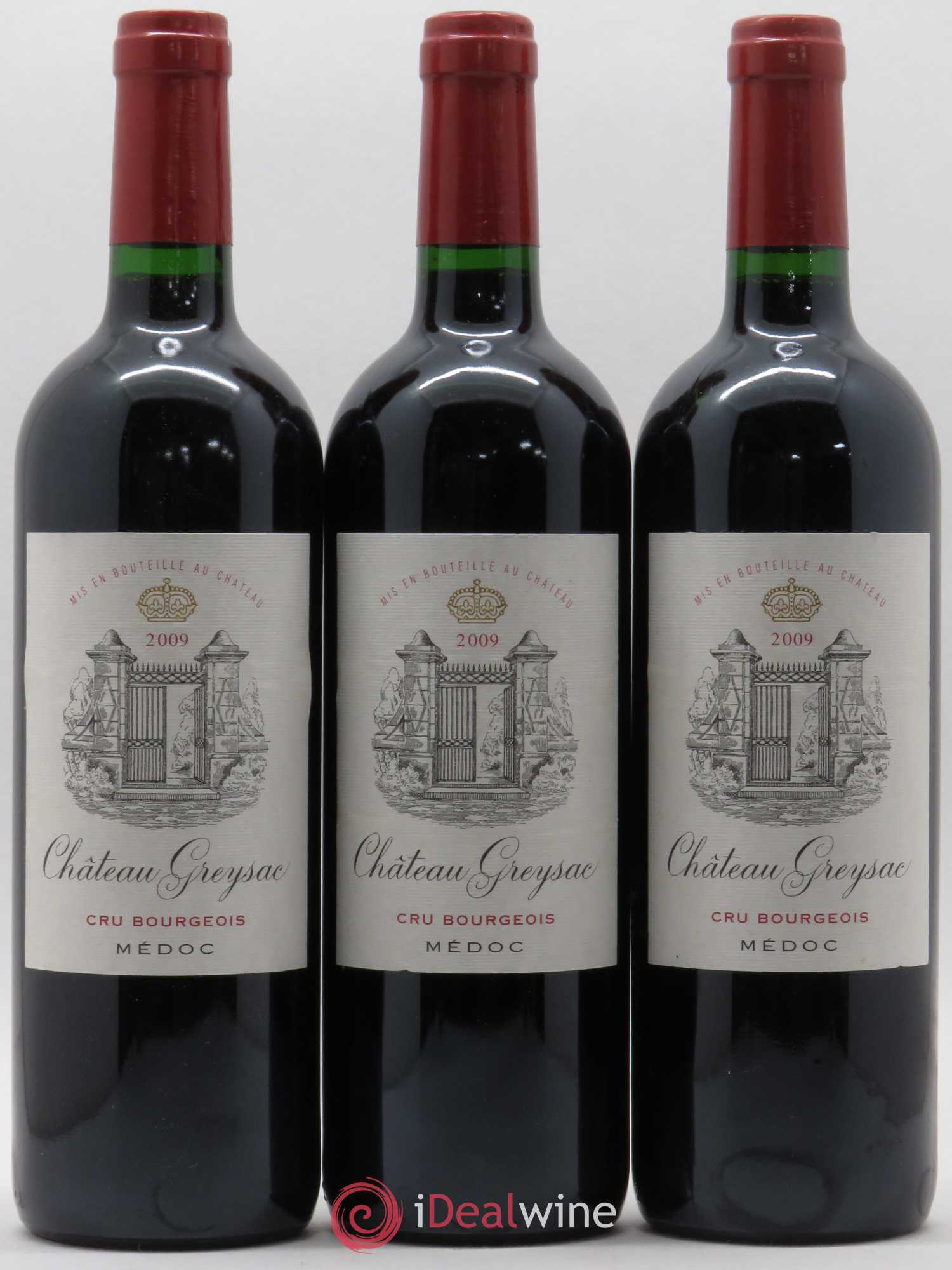 Château Greysac Cru Bourgeois 2009 - Lot de 3 bouteilles - 0