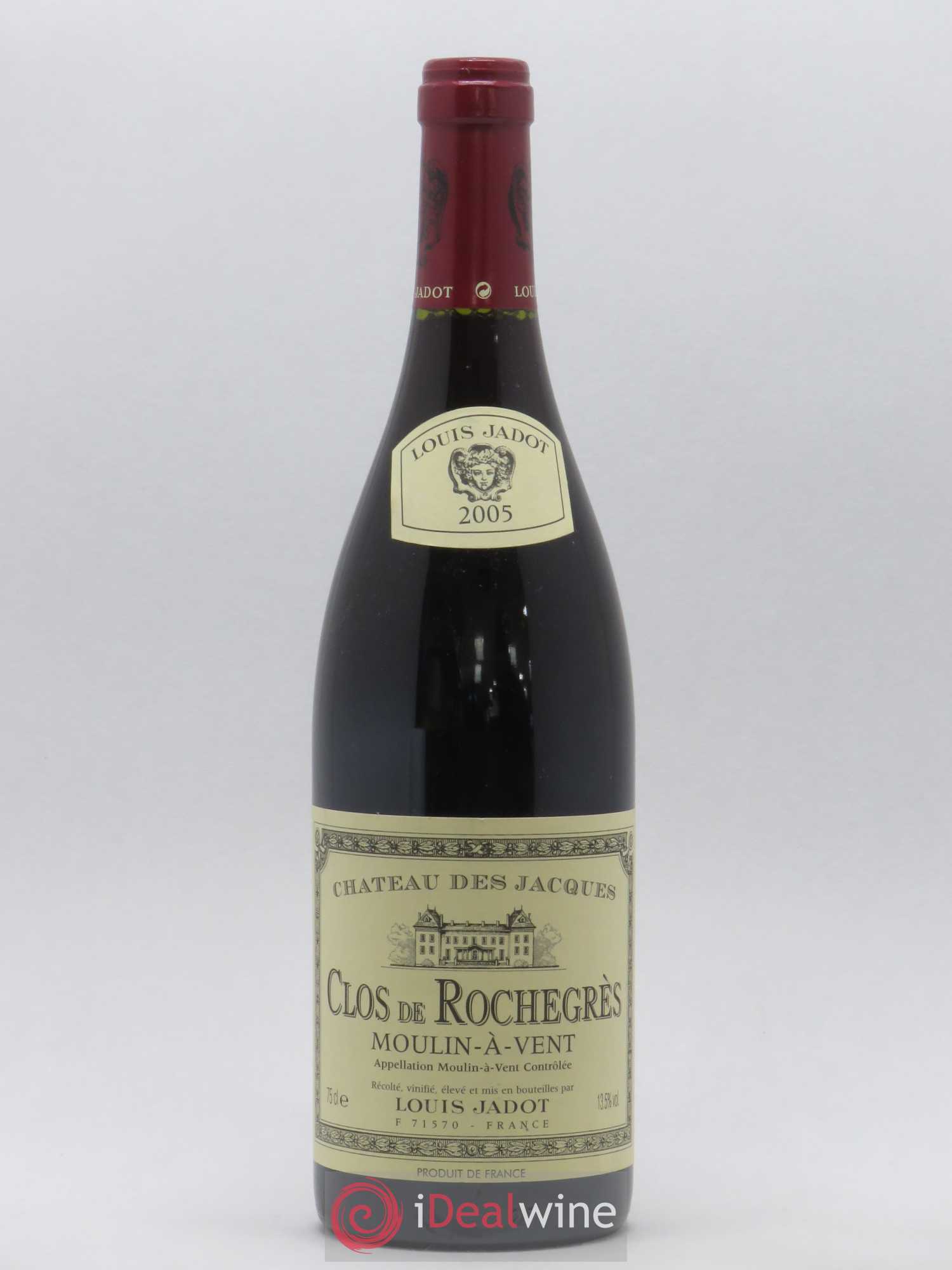 Moulin-à-Vent Clos de Rochegrès Château des Jacques 2005 - Posten von 1 Flasche - 0