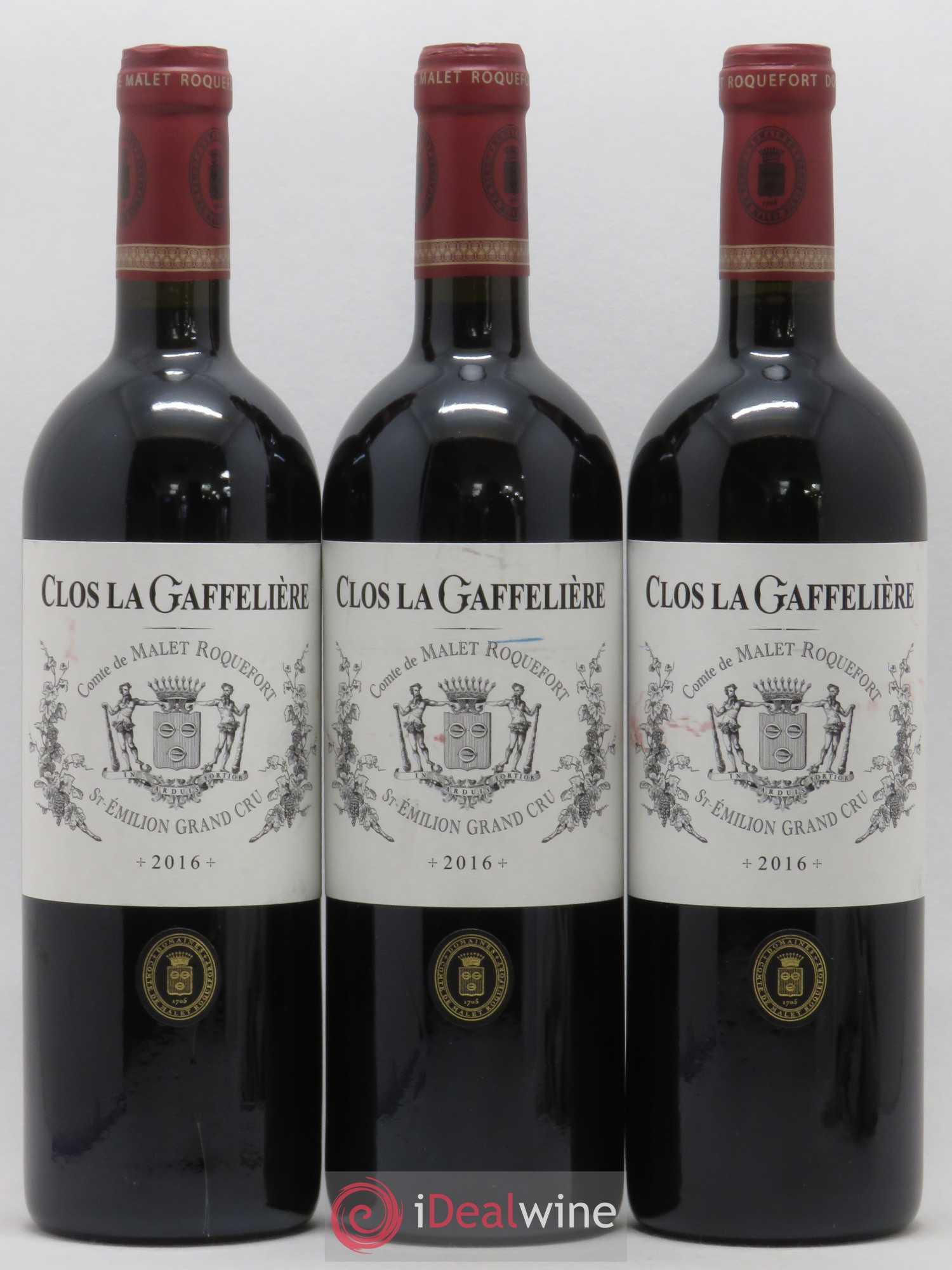 Saint-Émilion Grand Cru Clos la Gaffeliere 2016 - Lot de 3 bouteilles - 0