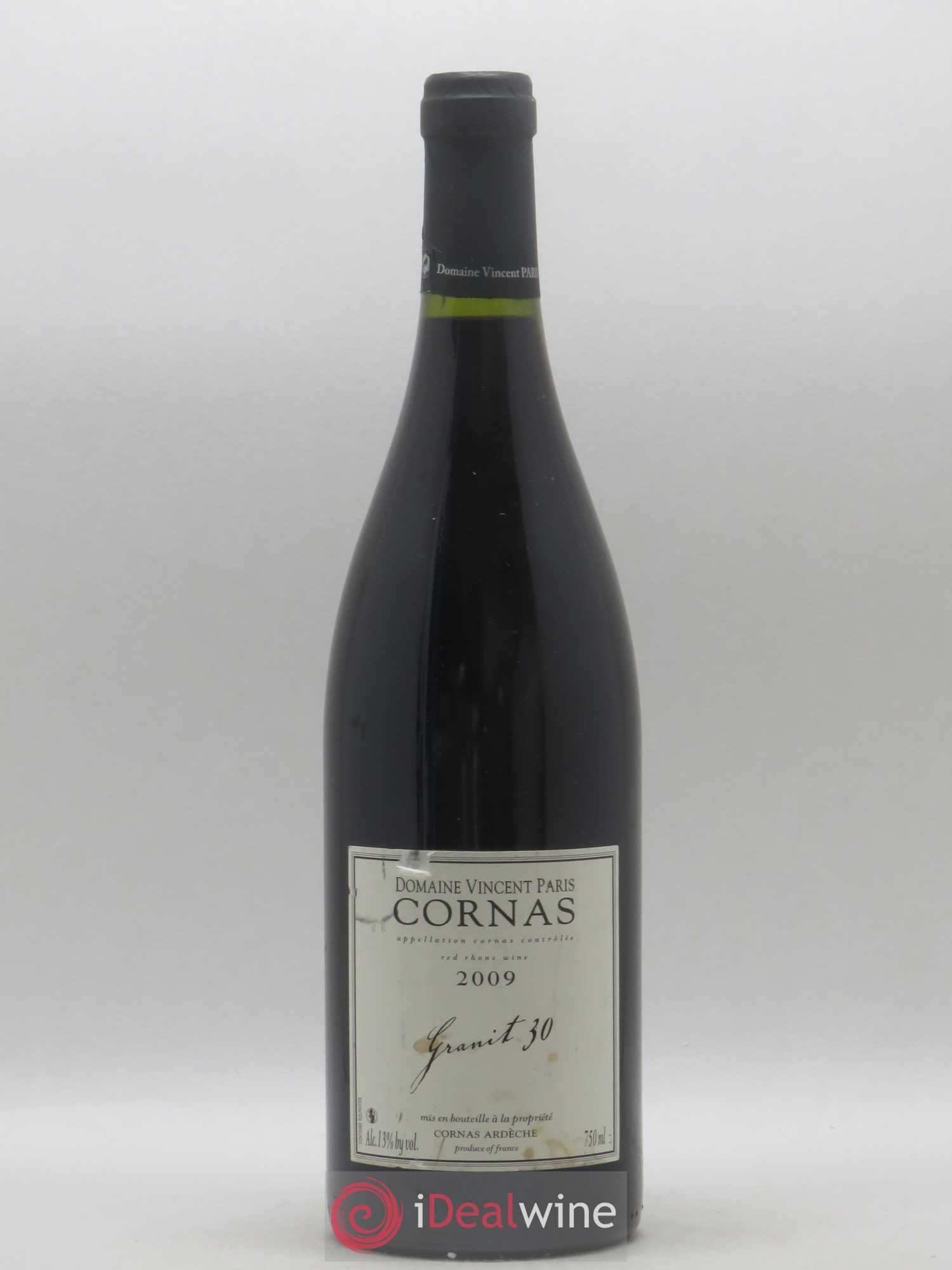 Cornas Granit 30 Vincent Paris 2009 - Lot de 1 bouteille - 0