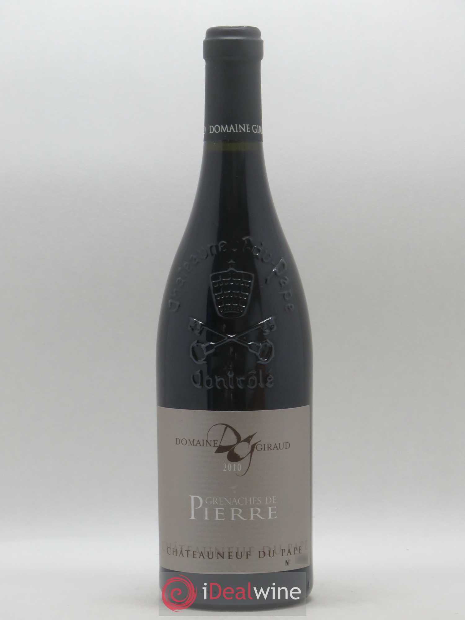 Châteauneuf-du-Pape Les Grenaches De Pierre Giraud (Domaine) 2010 - Lot de 1 bouteille - 0