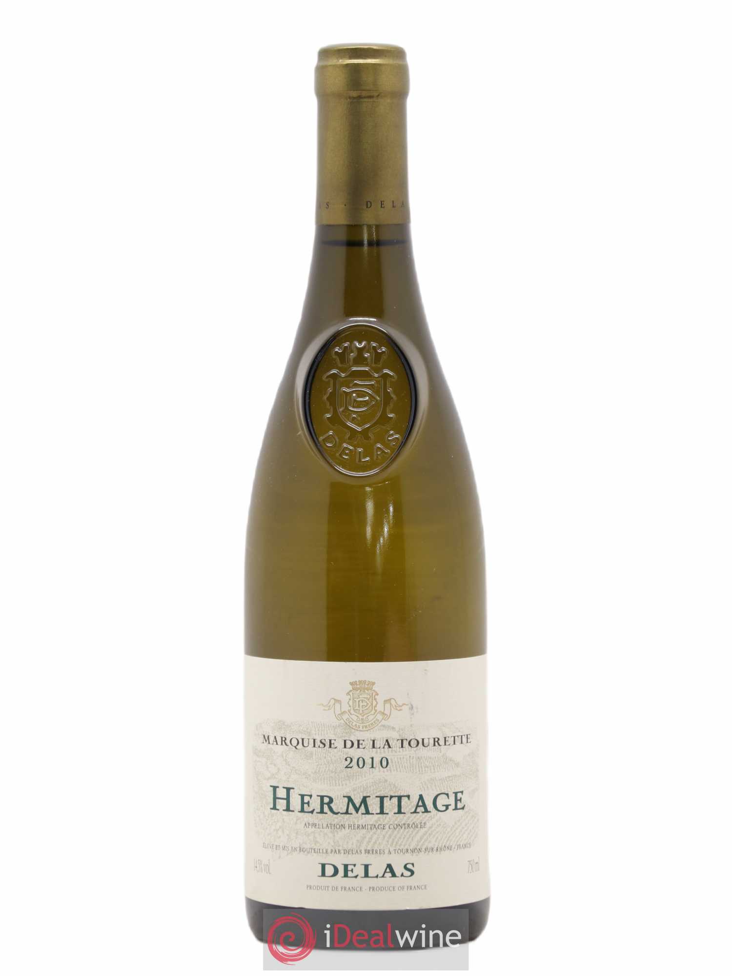 Hermitage Marquise de la Tourette Delas Frères 2010 - Lot de 1 bouteille - 0