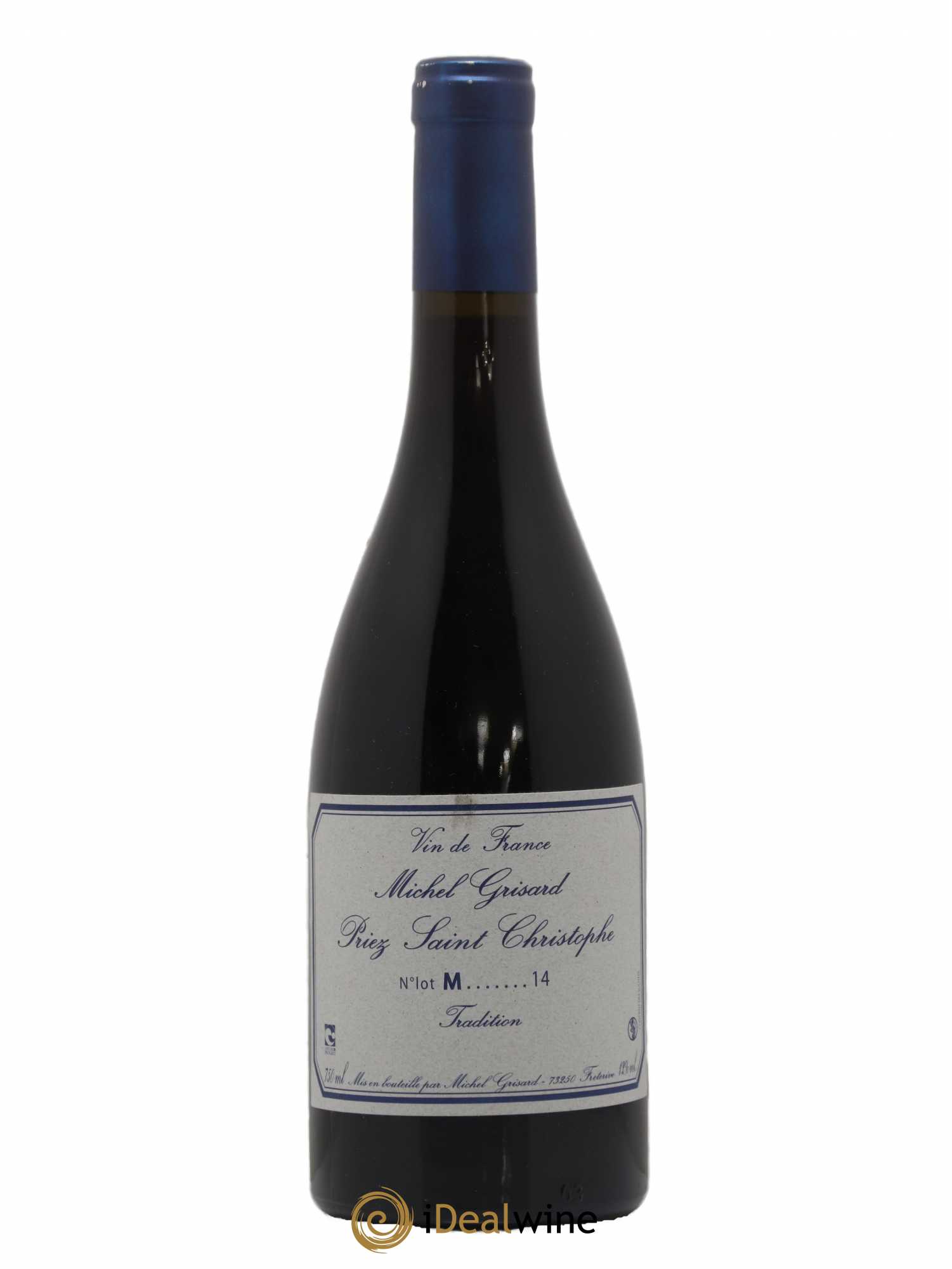 Vin de France Priez Saint Christophe Michel Grisard 2014 - Lot de 1 bouteille - 0